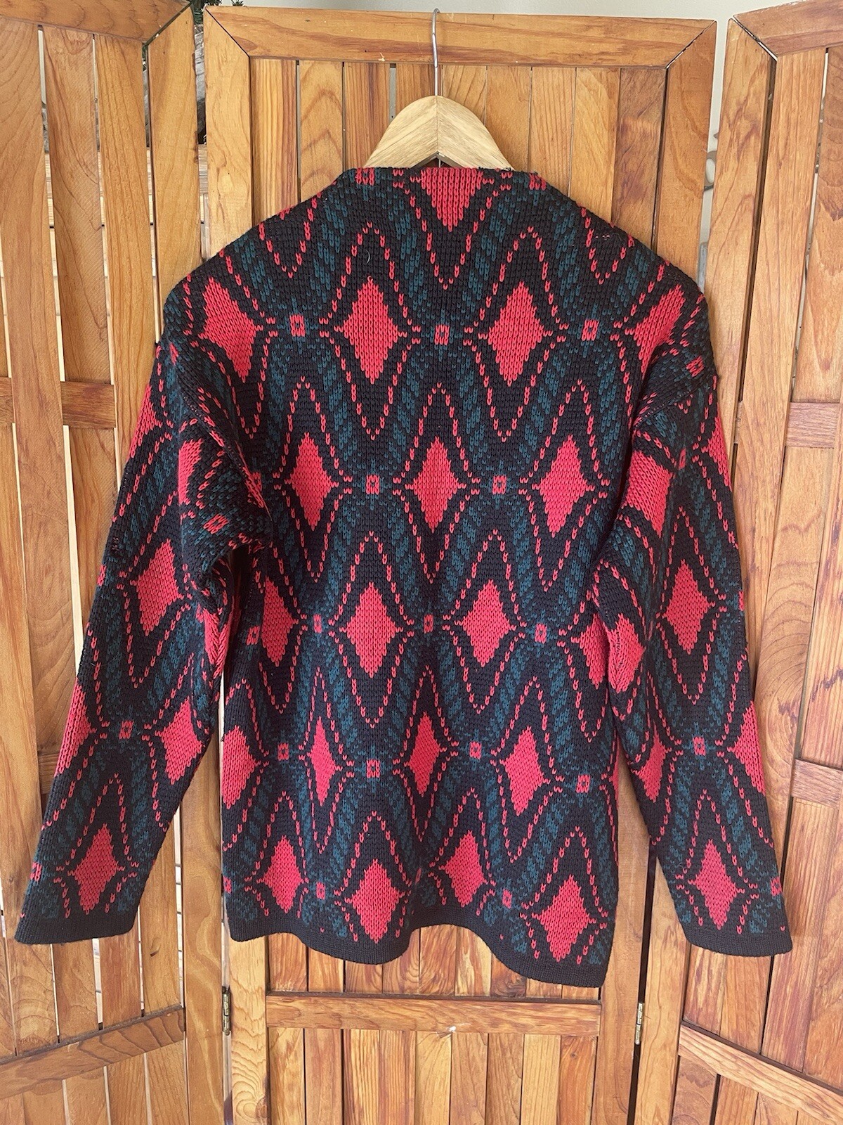 50s German wool Ski Sweater Women’s Crest Kammgarn Wolle Brinkmann Vintage