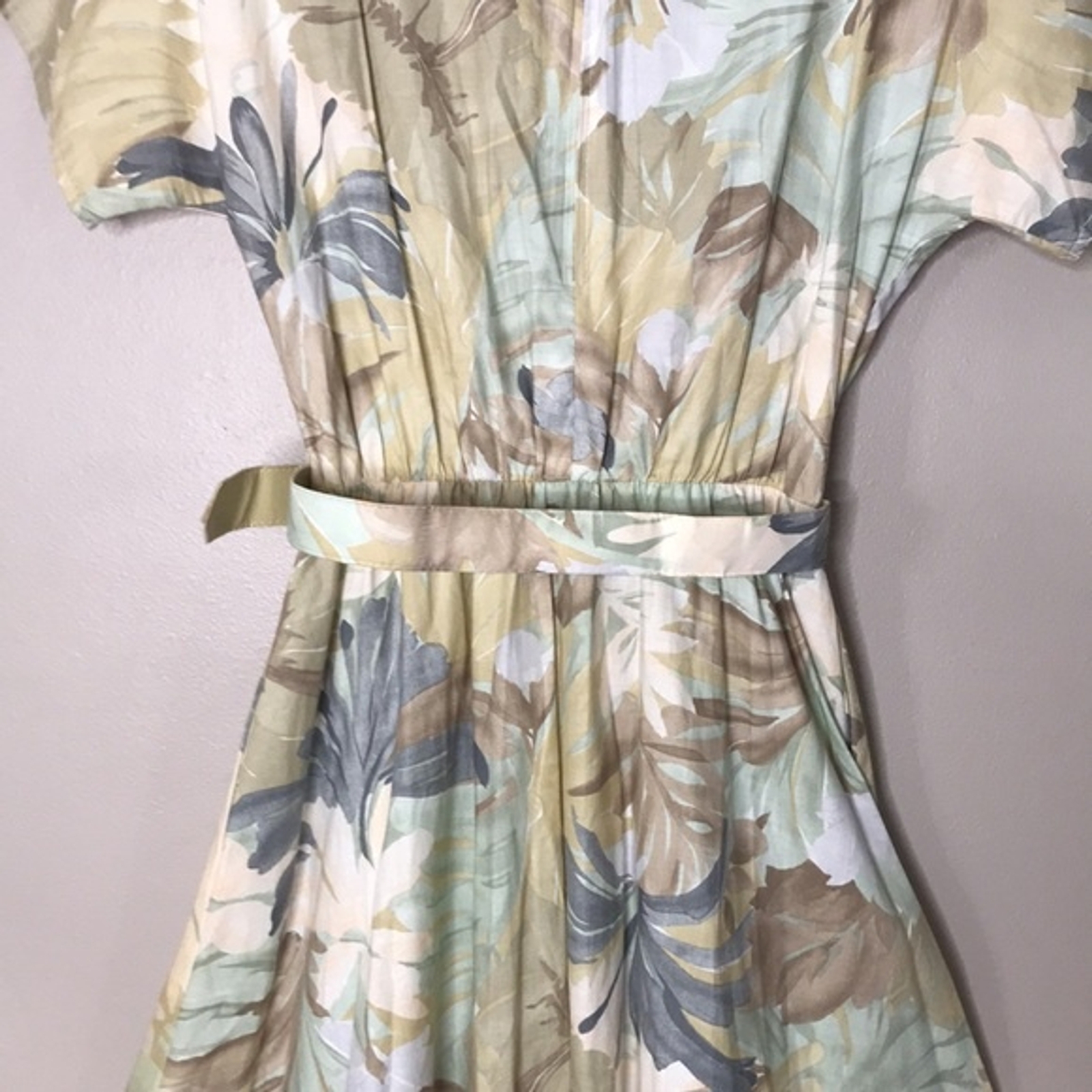 Vtg California looks made in USA prairie dress 100% cotton size 12P old money