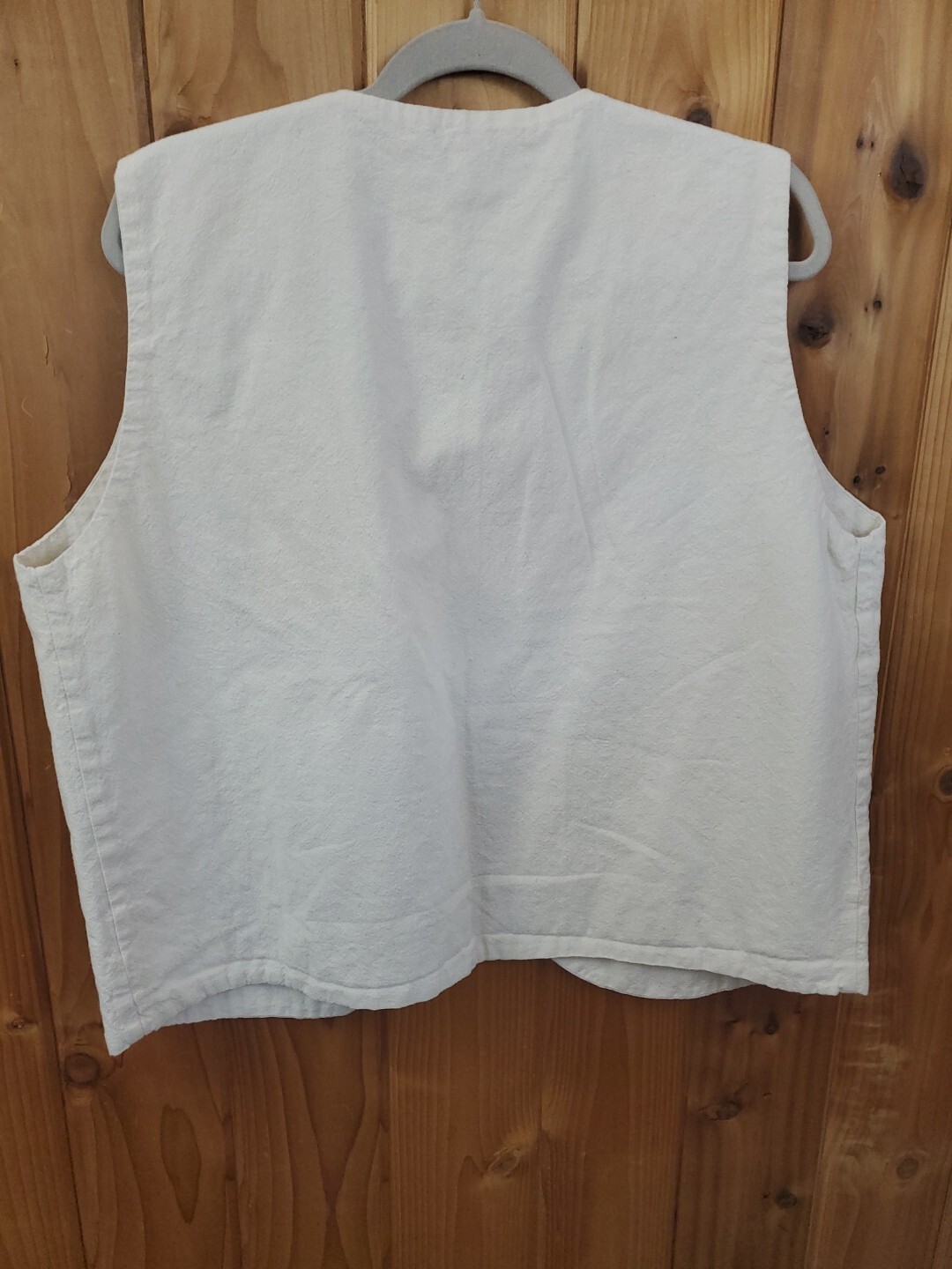 Vtg Handmade Vest Bird Embroidered Applique Womens Sz XL Cottagecore Art
