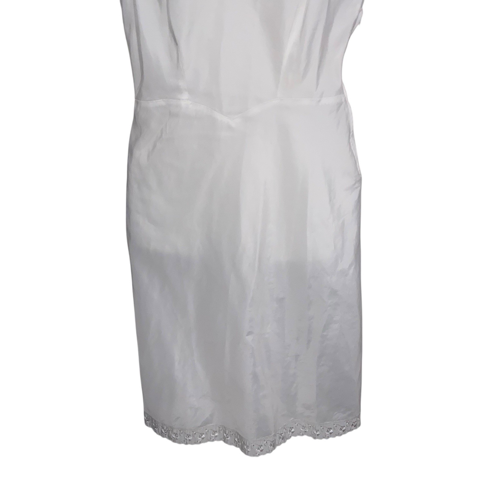 Barbizon Full Slip Womens Small Ariel Vtg Tafredda Eyelet Lace Trim Feminine 60s