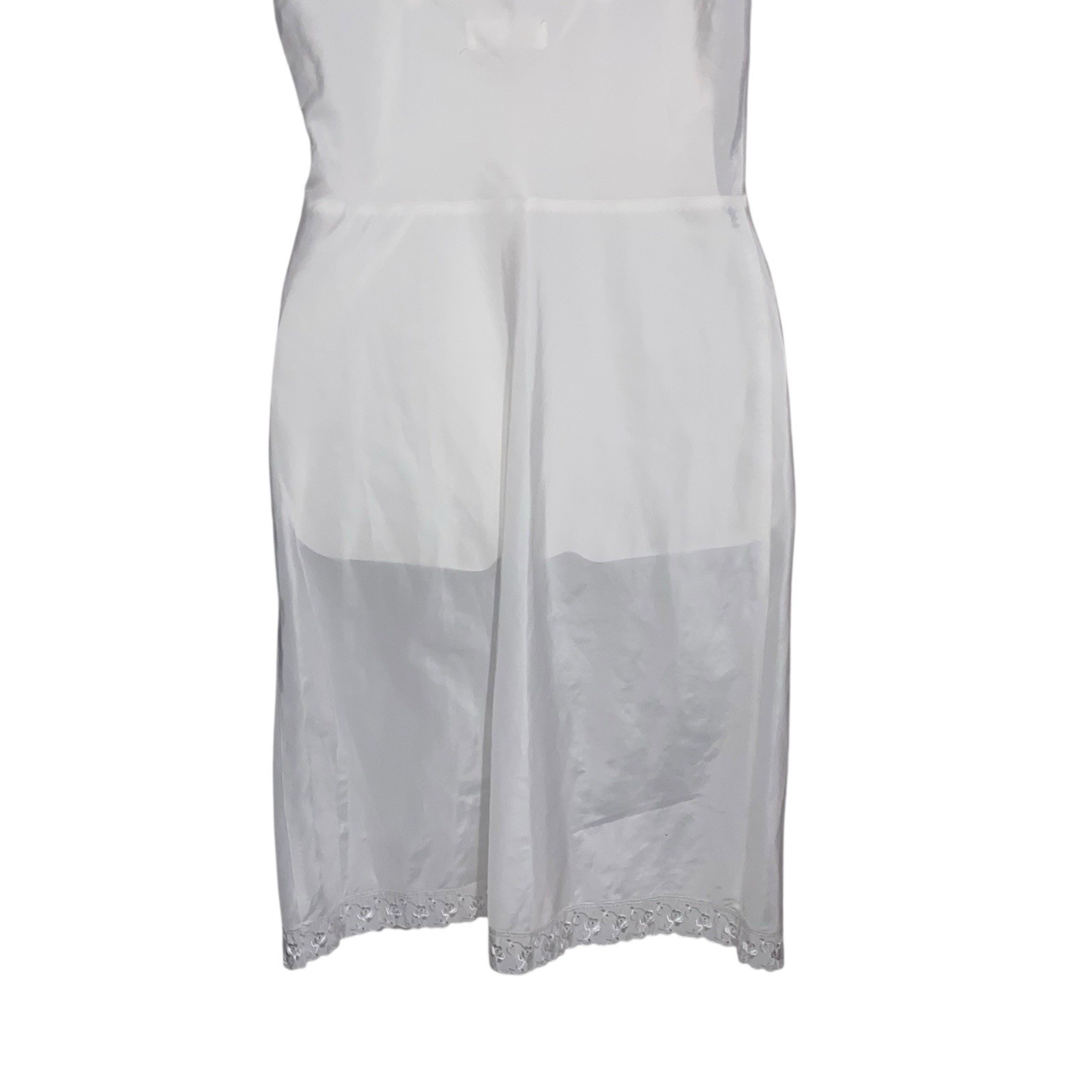 Barbizon Full Slip Womens Small Ariel Vtg Tafredda Eyelet Lace Trim Feminine 60s