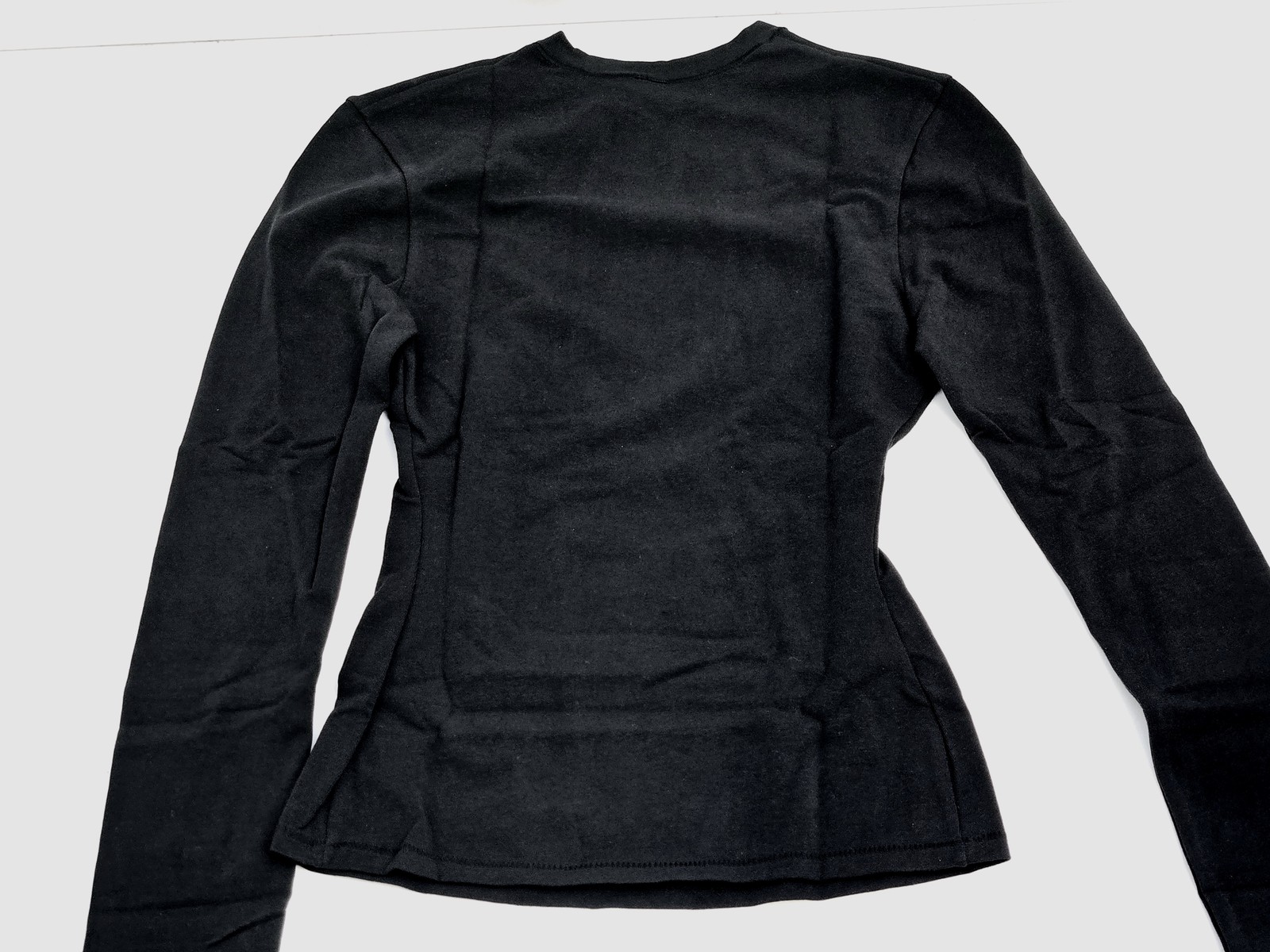 NEW Skims Cotton Jersey Long Sleeve Tshirt COLOR Soot SIZE XS