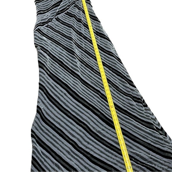NWT Worth Black and Gray One-Shoulder Silk-Blend Velvet Dress Size 14