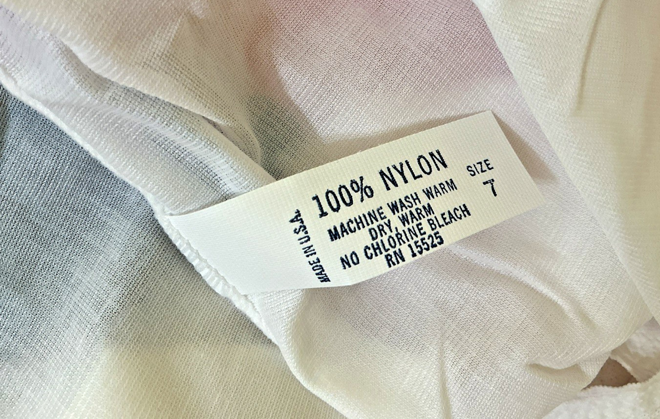 Vintage Carole Brief White Panties Sheer Nylon Panties 3 Pairs Size 7