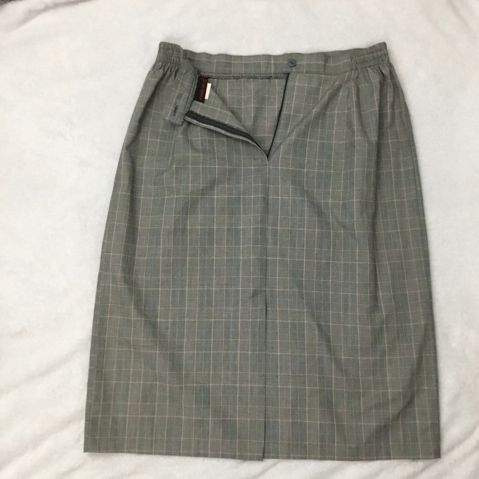 Vintage 80’s Casablanca II Union Made Plaid Checkered Skirt