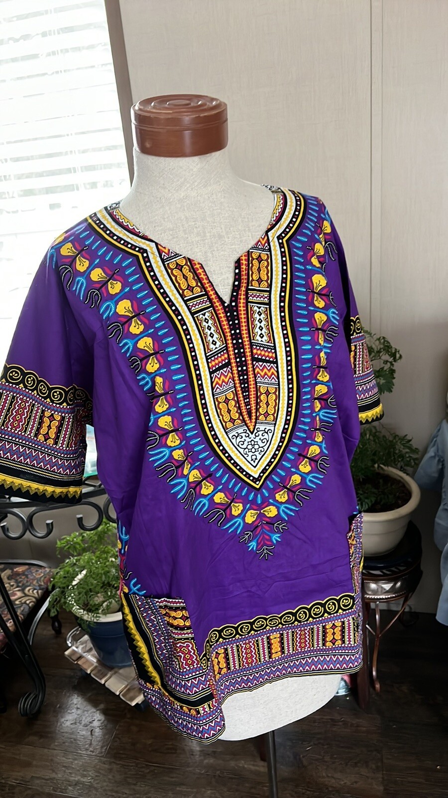 Mama & Papa UNISEX TOP SIZE Large African Print F729