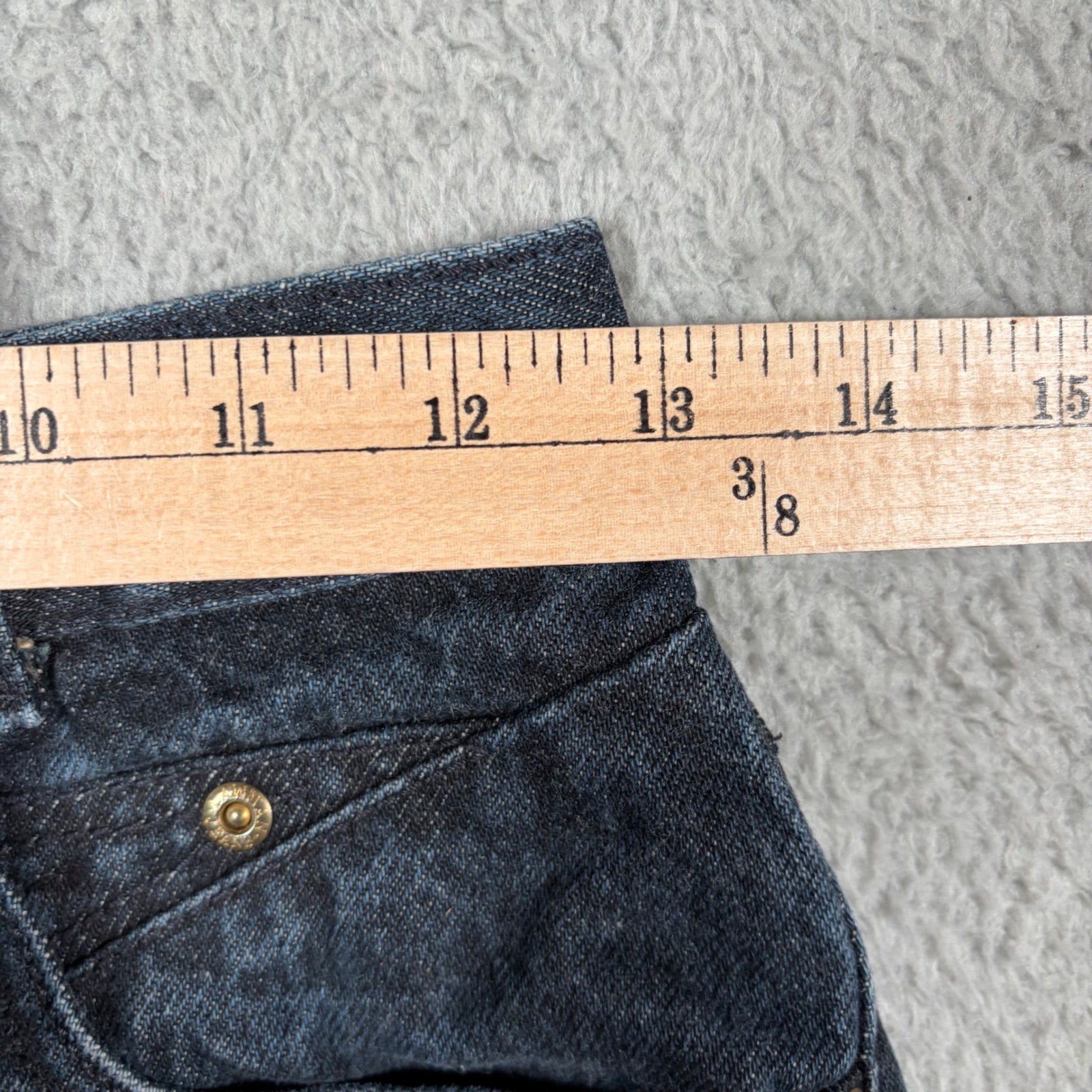 Vintage Lawman World Class Denim High Waisted Cutoff Shorts Western Retro Size 5