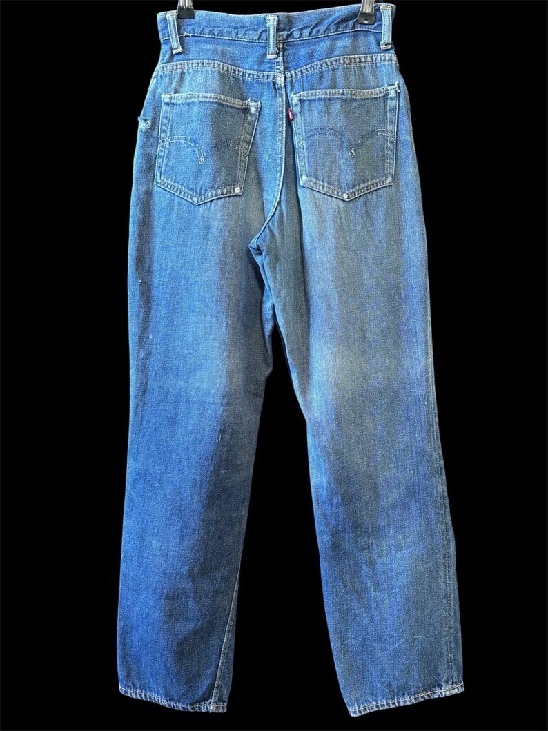 1950s Vintage Levi’s 701 jeans big E Hidden Rivets 27”