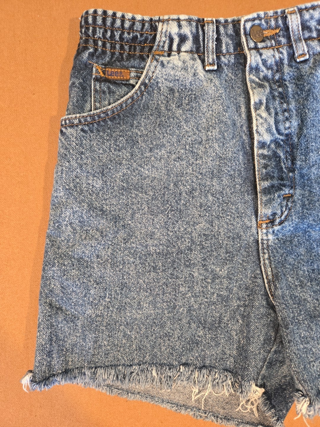 Vintage 90s Lee High-waisted Jeans Denim Cut Offs Off Short Size 29×4