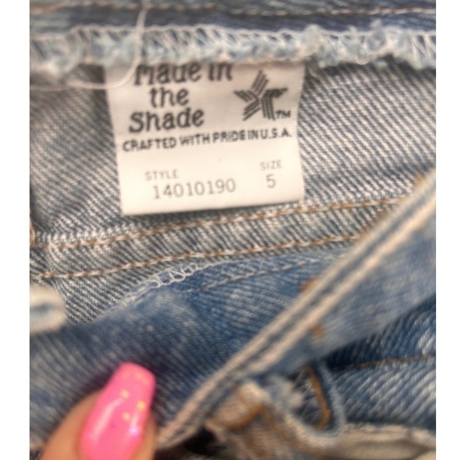 Made in the Shade Vintage Flare Jeans Blue Light Wash Paneled Bell Bottoms 5