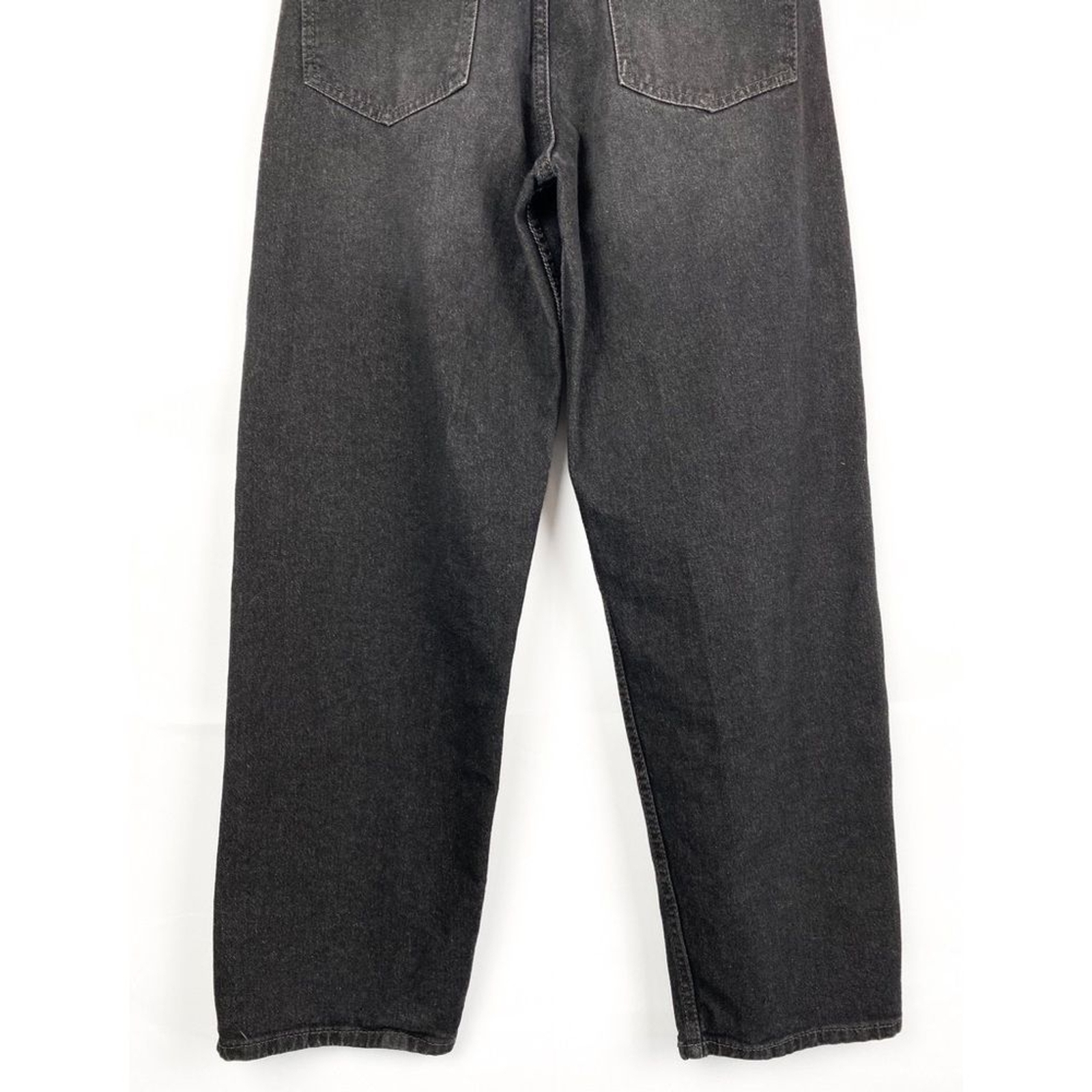 Wrangler High Rise Loose Baggy Fit Jeans, Black Denim Wash – Size 26