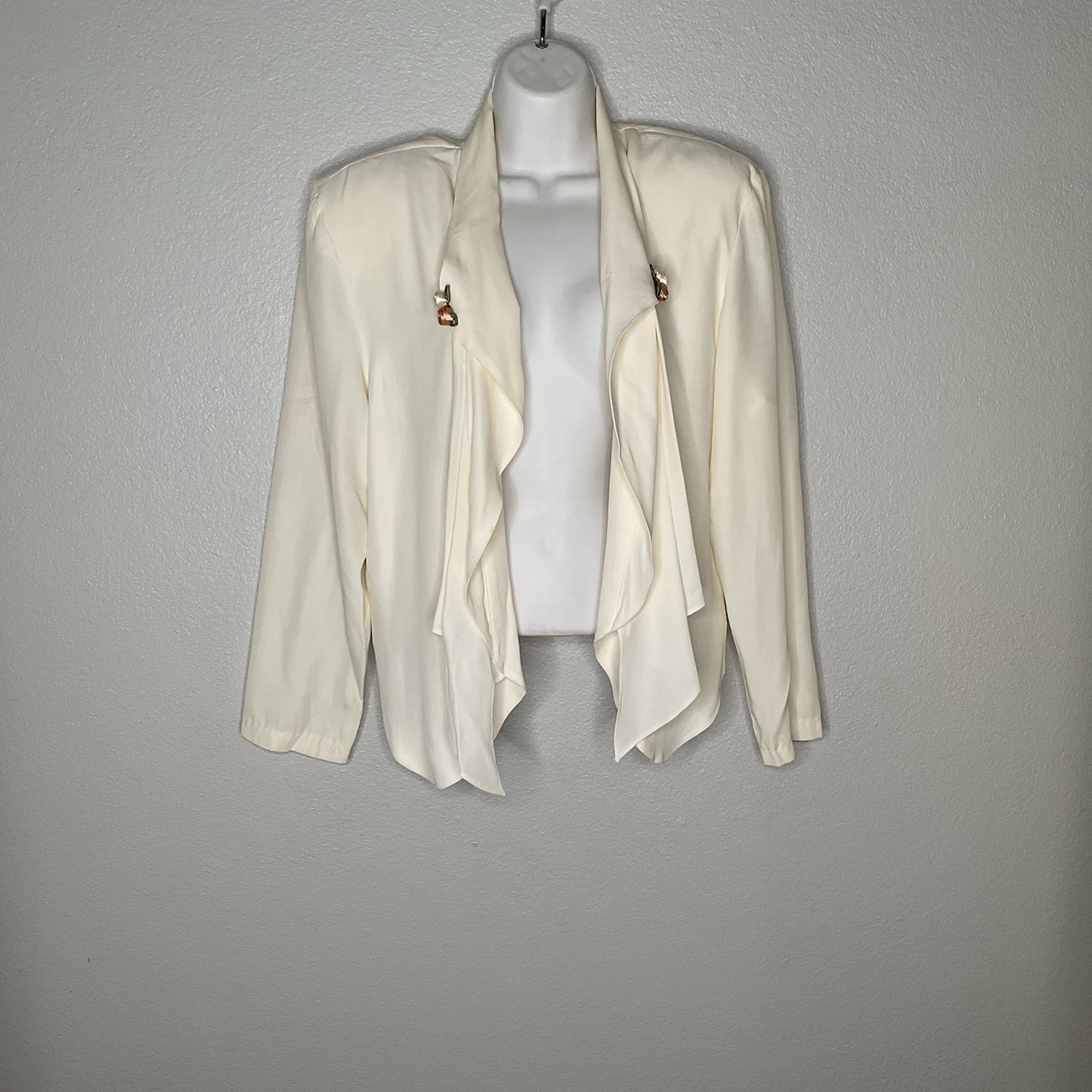 Vintage Wild Rose Women’s Cutout Back Jacket USA 1980s Size 14