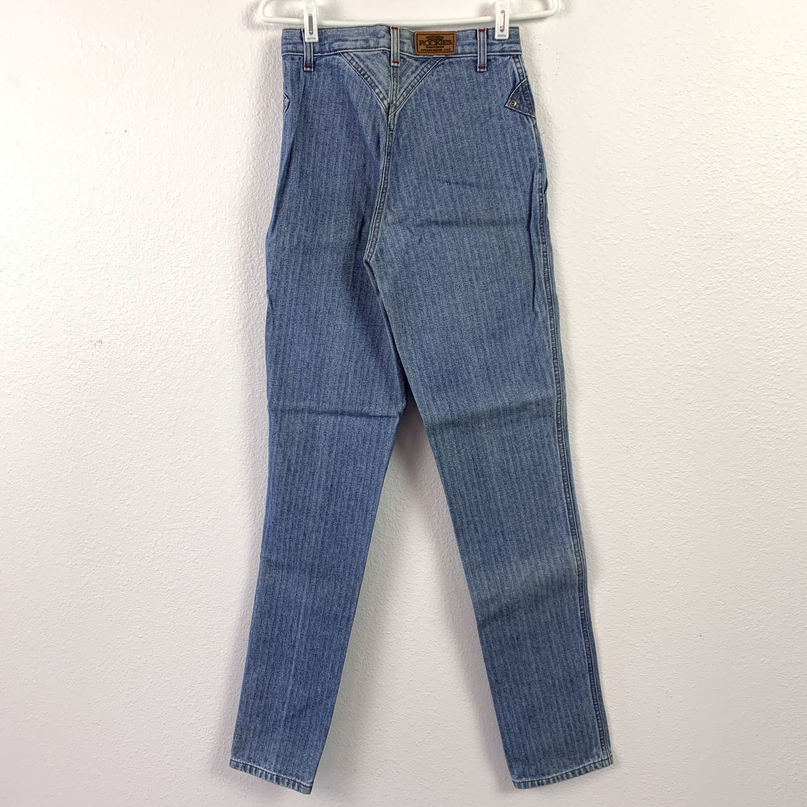 Vintage Rockies Jeans Women’s 27/5 High Waist Tapered Leg 1990s Herringbone