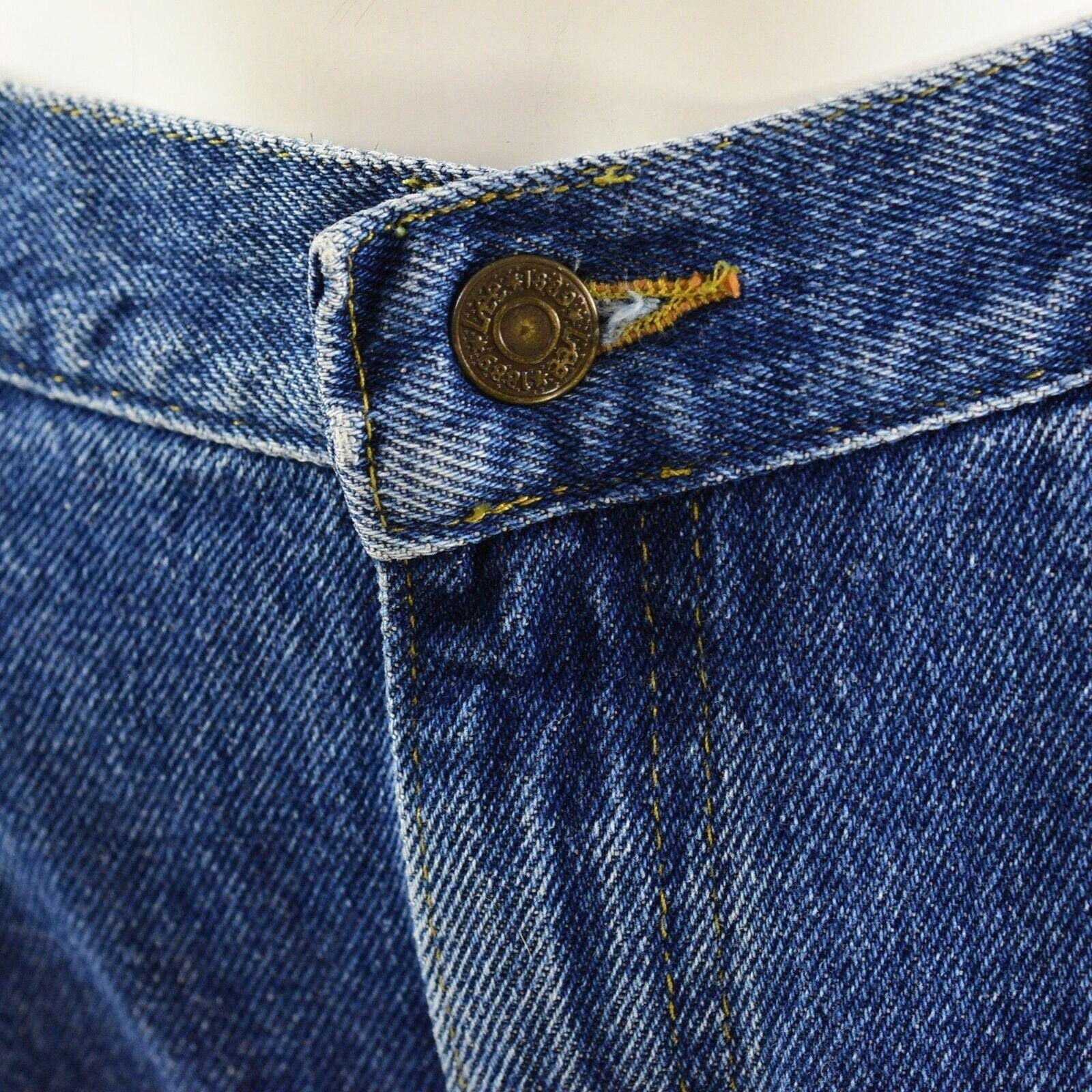 80s Vintage Lee Acid Wash High Waist Yoked Tapered Leg Jeans Womens 14 Mom Jeans