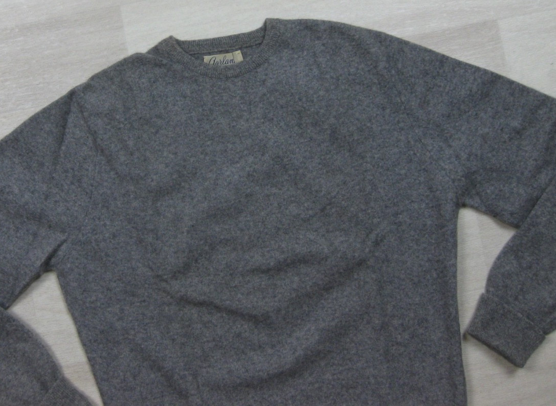 Vintage 50s Garland Dreamspun Sweater Women’s (M) Wool Gray Super Soft Preppy