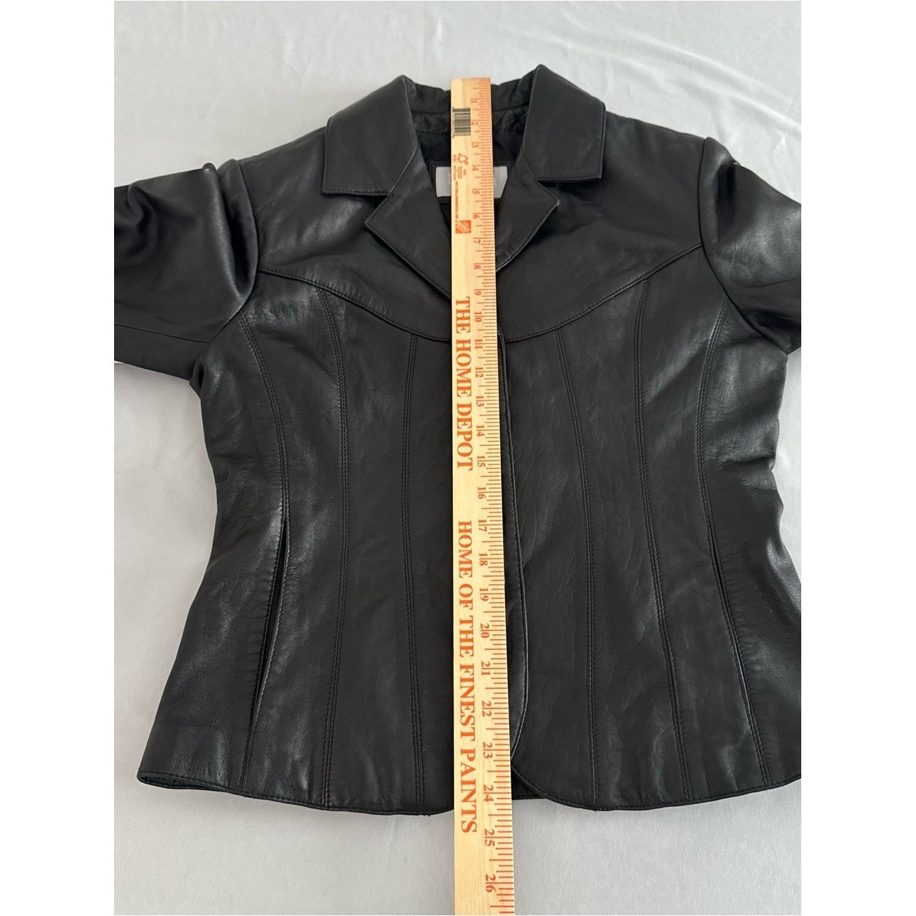 Vintage Wilsons Leather Maxima Ladies Jacket 100% Leather Medium Black