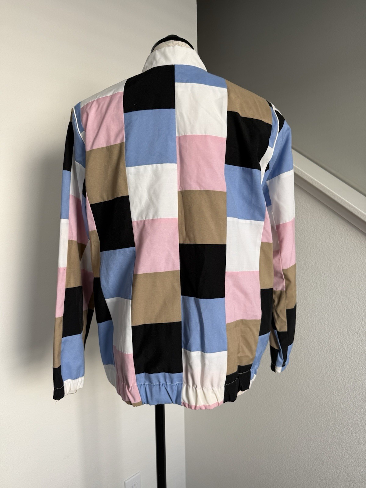NWT Vintage Marguerite Rubel San Francisco Patchwork Jacket Coat Large XL 16 USA