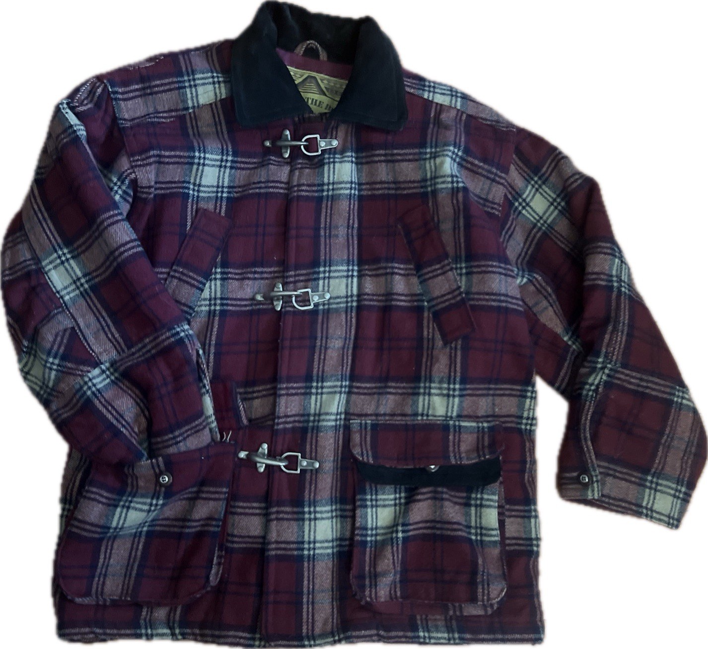 VTG Cotler Best of The Best Southwest Toggle Wool Quilted Chore Coat Jacket Sz S