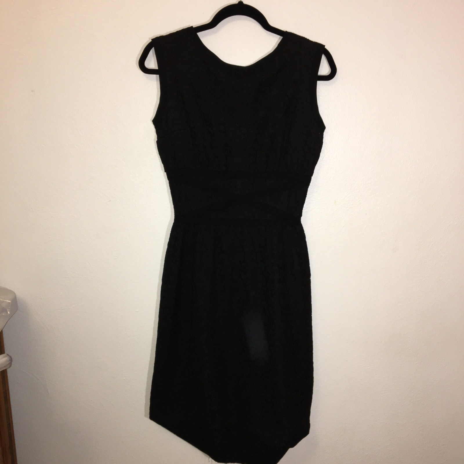 Vintage 50s 60s Black Wiggle Dress Party Cocktail Christmas LBD MCM Bombshell (I
