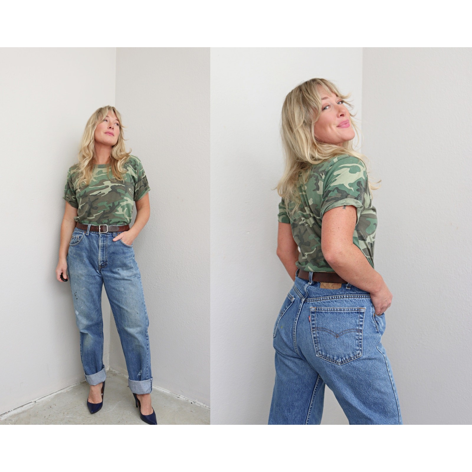 1980’s Vintage Levi’s 505 Blue Jeans ~Women’s MD LG 33″ to 34″ Waist Men’s SM MD