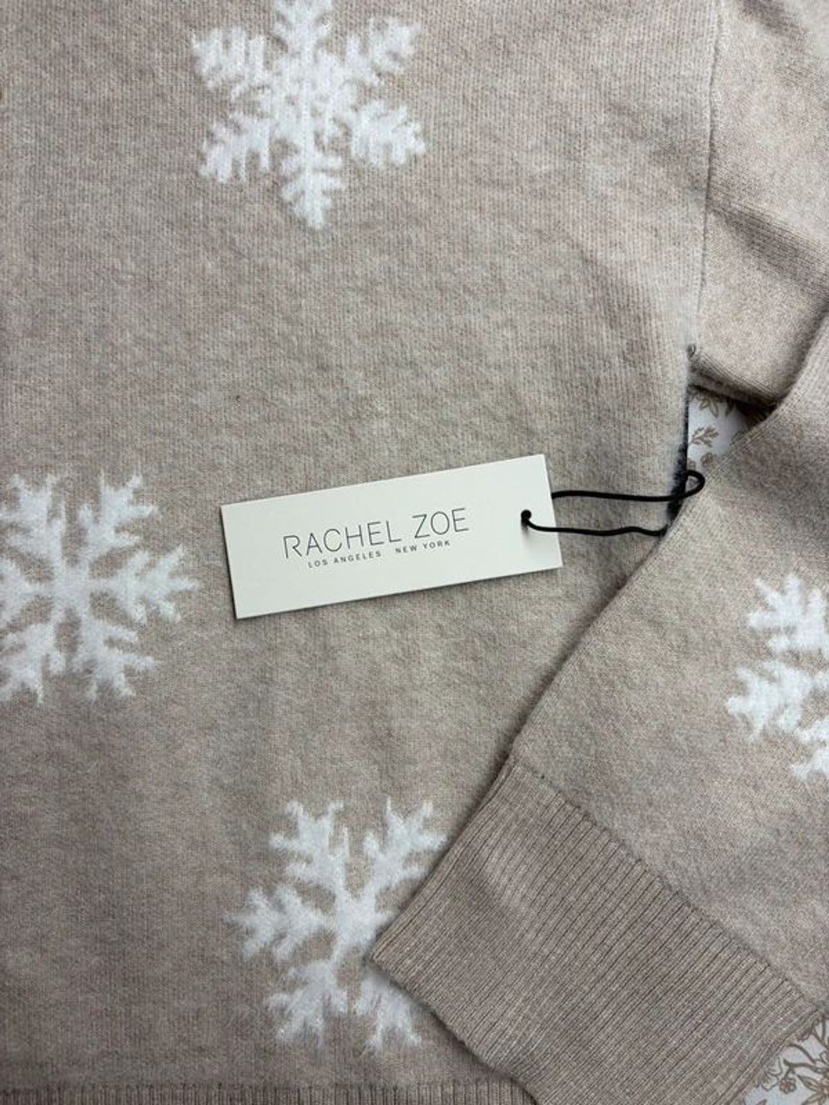 Rachel Zoe NWT Taupe Half Zip Soft Sweater Ribbed Cuffs