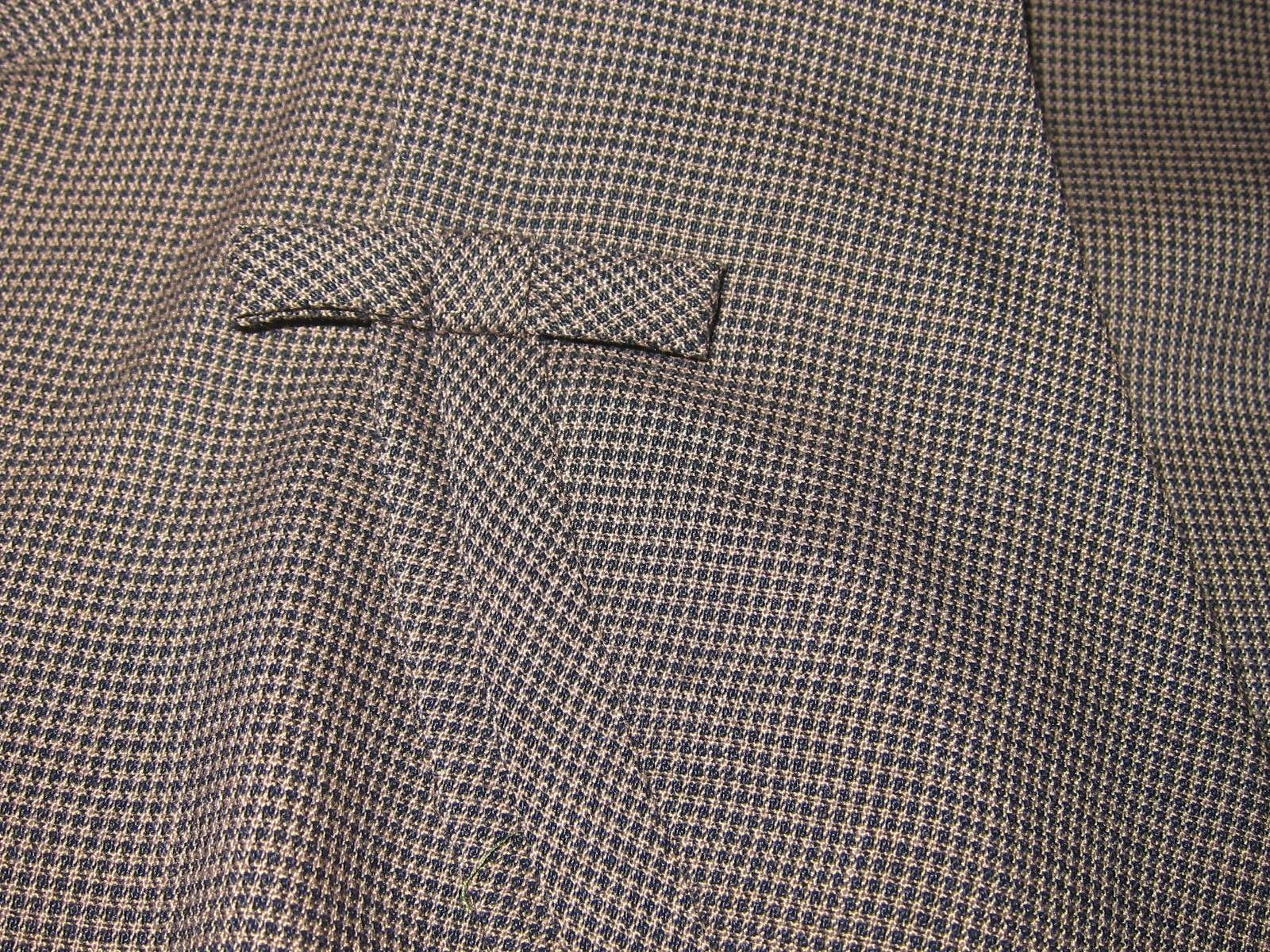 Stunning VTG 1950’s R & K Originals Tan Wrap Dress Large Collar 1/2 Sleeve Sz Sm