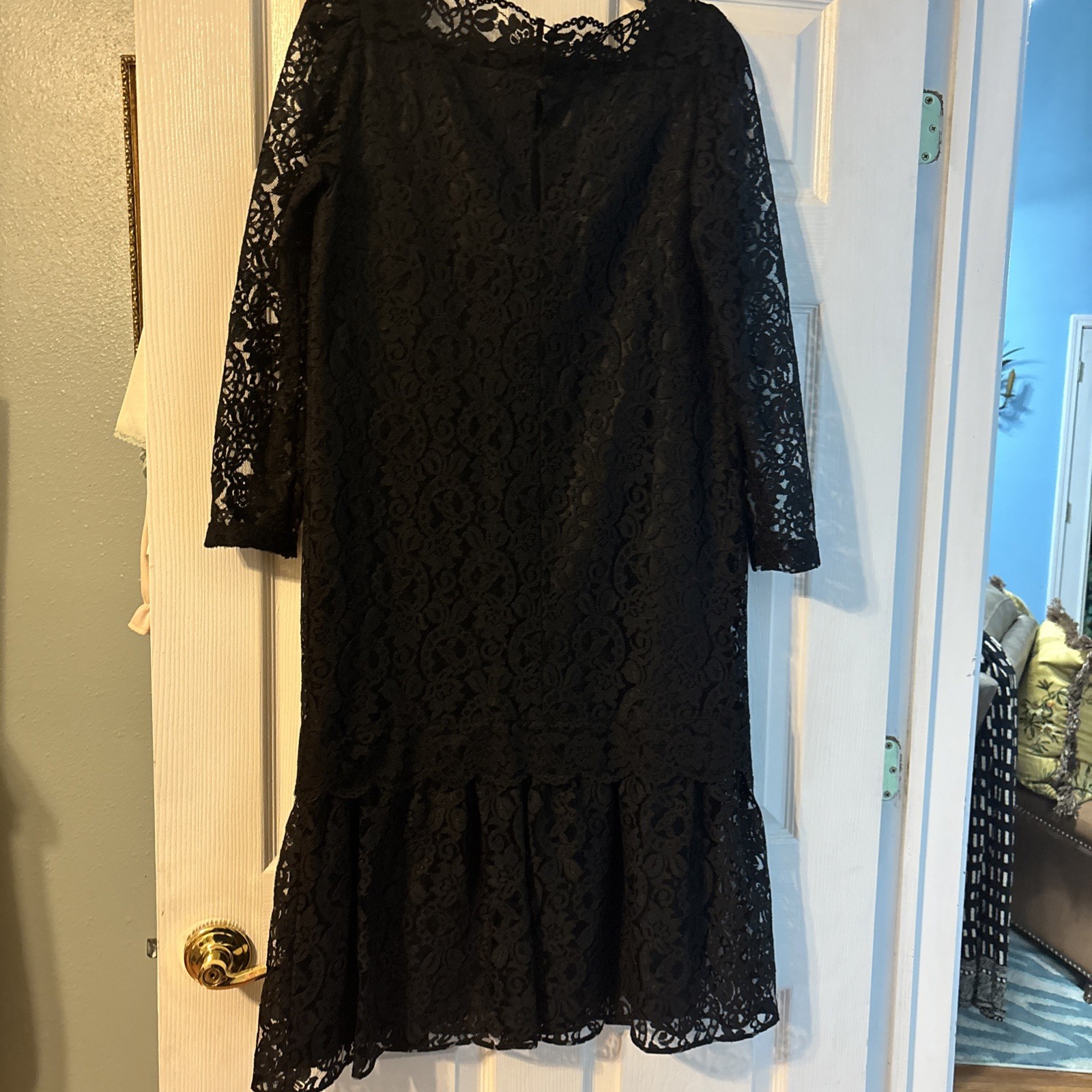Vintage, Gothic Dress, Wilroy Traveller New York, Black All-LACE Dark Shadows