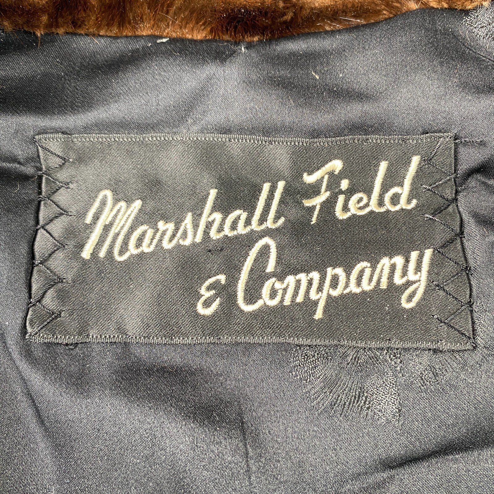 Vintage Marshall Field & Company Jacket Womens Medium Persian Lamb W/ Fur 60’s