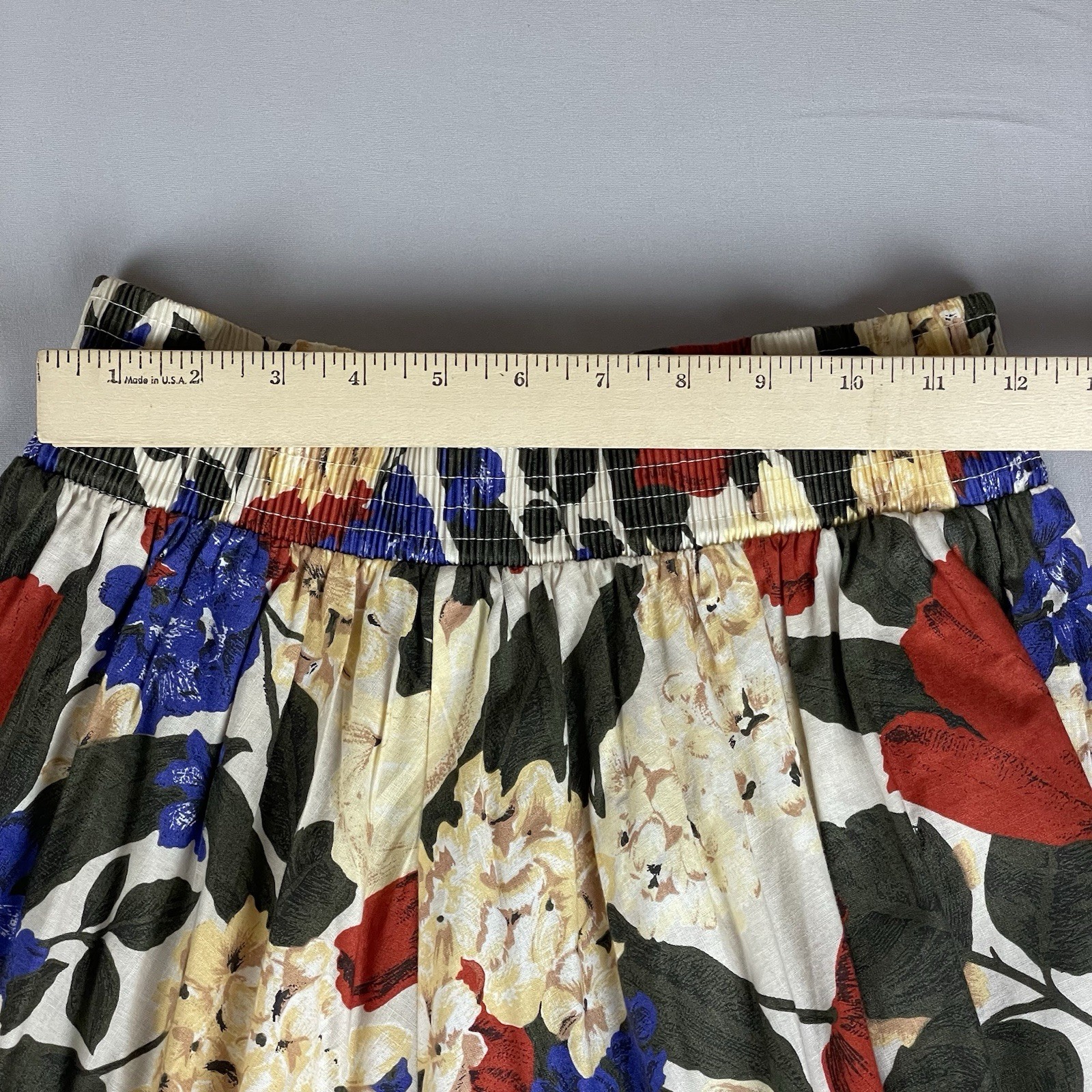 Jeffrey & Dara 2 Piece Vintage Dress 80’s Quilted Women’s Sm Bold Floral Print