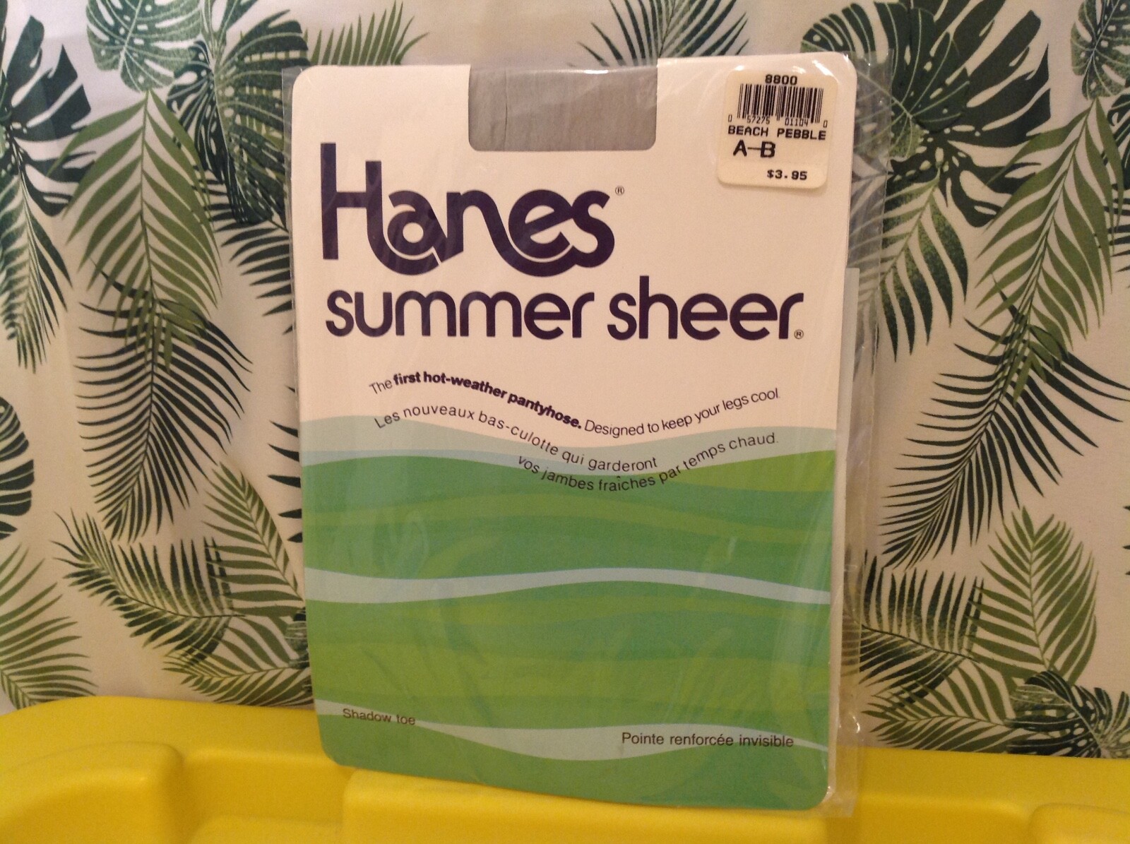 Vintage Pantyhose Hanes Summer Sheer Color Beach peable Size A.-B B003C
