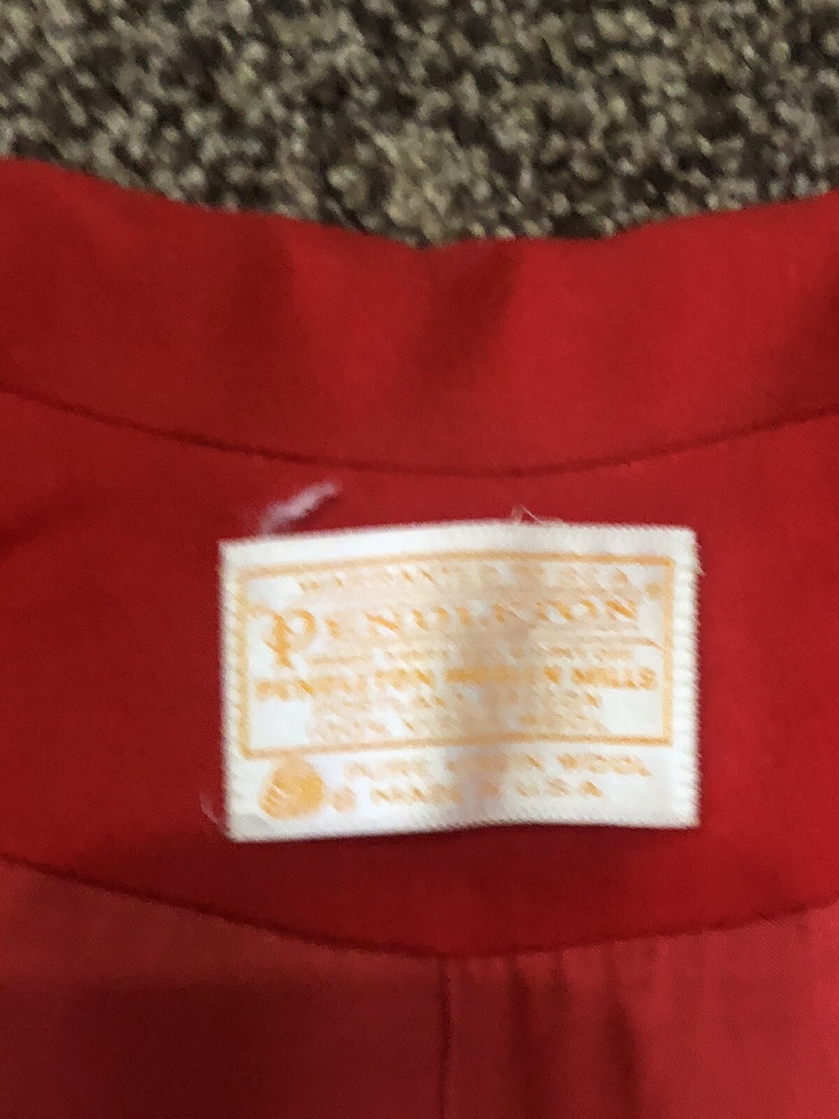 Vintage Pendleton Wool Blazer Red Suit Jacket Womens Medium Sz 8/10 Sz M