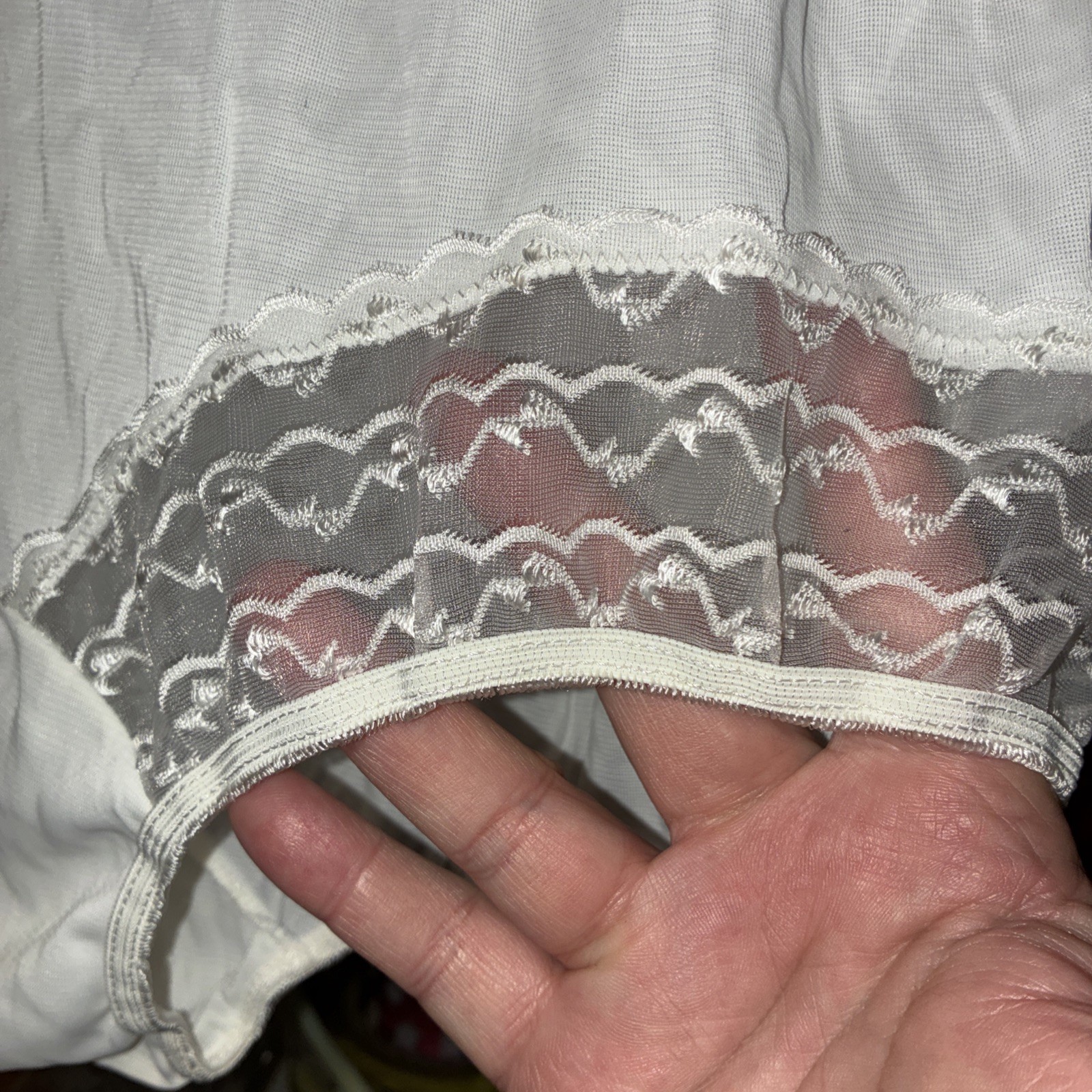 Vintage 1950s Carol Brent Granny Panty Panties Mushroom Gusset 100% Acetate Lace