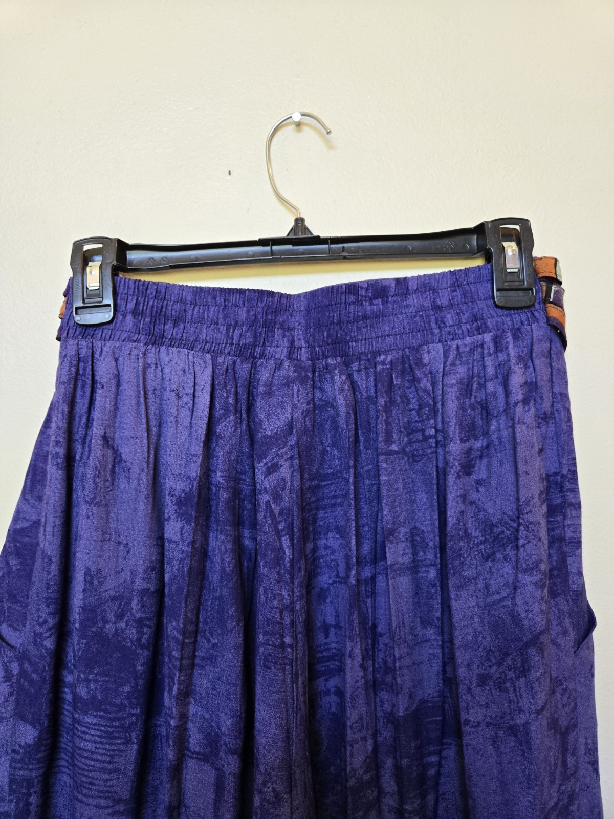 Vintage 80s Componix Womens Purple Outfit Pants Shirt Festival Funky Sz 10 Med