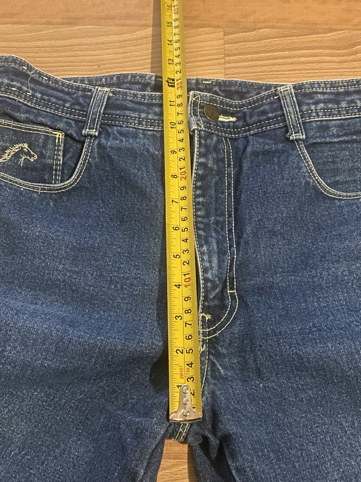 Vintage 1980’s Jordache Darn blue denim jeans pants dark wash 31” Waist 33”