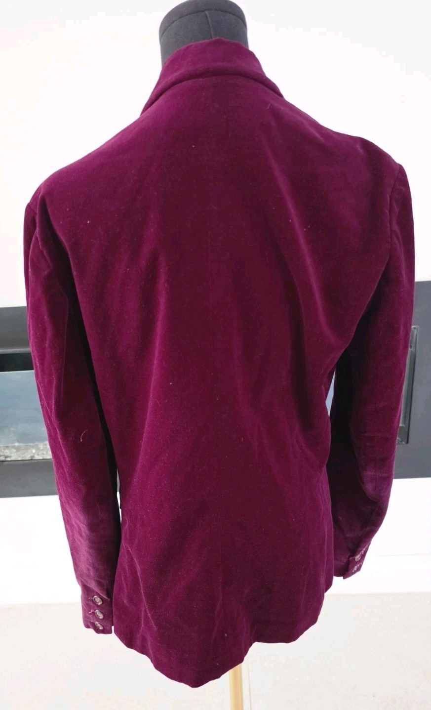 VTG Prestige of Boston Velvet Blazer Dark Acadamia Preppy Old Money Gorpcore 12