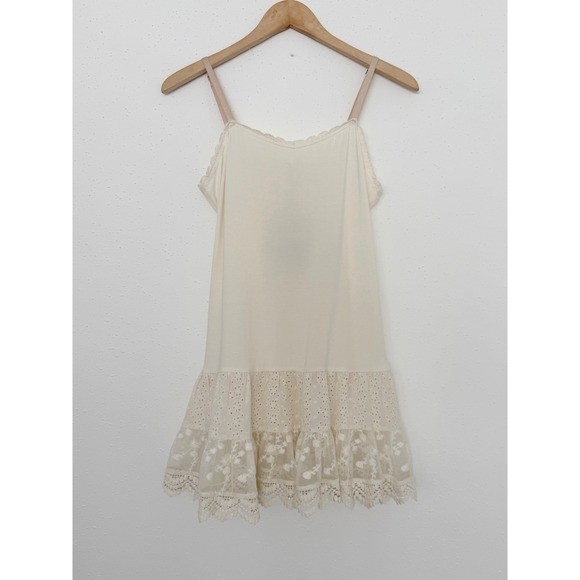 NWT Matilda Jane Spoonful of Sugar Ivory Lace Slip Dress Boho Cottagecore (L)