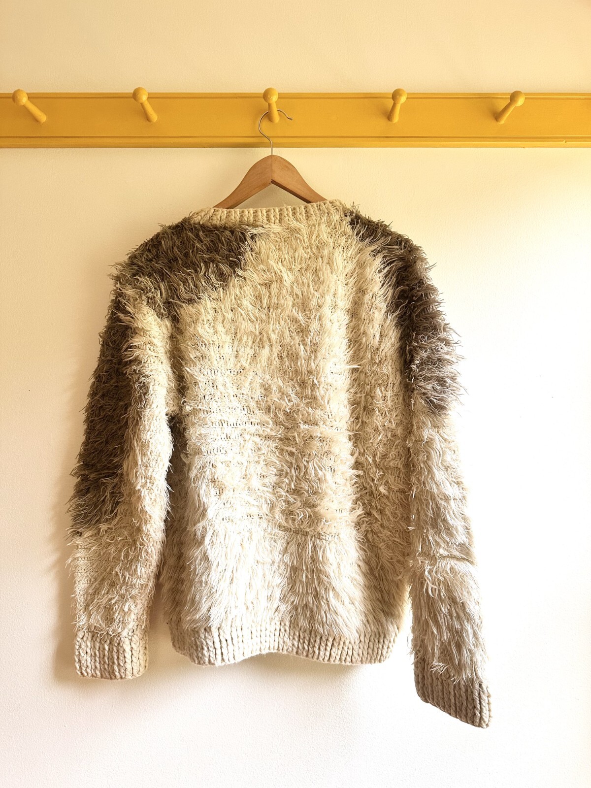 ISSEY MIYAKE All Style Co. Ltd vintage 70s 80s archival fuzzy fur knit sweater