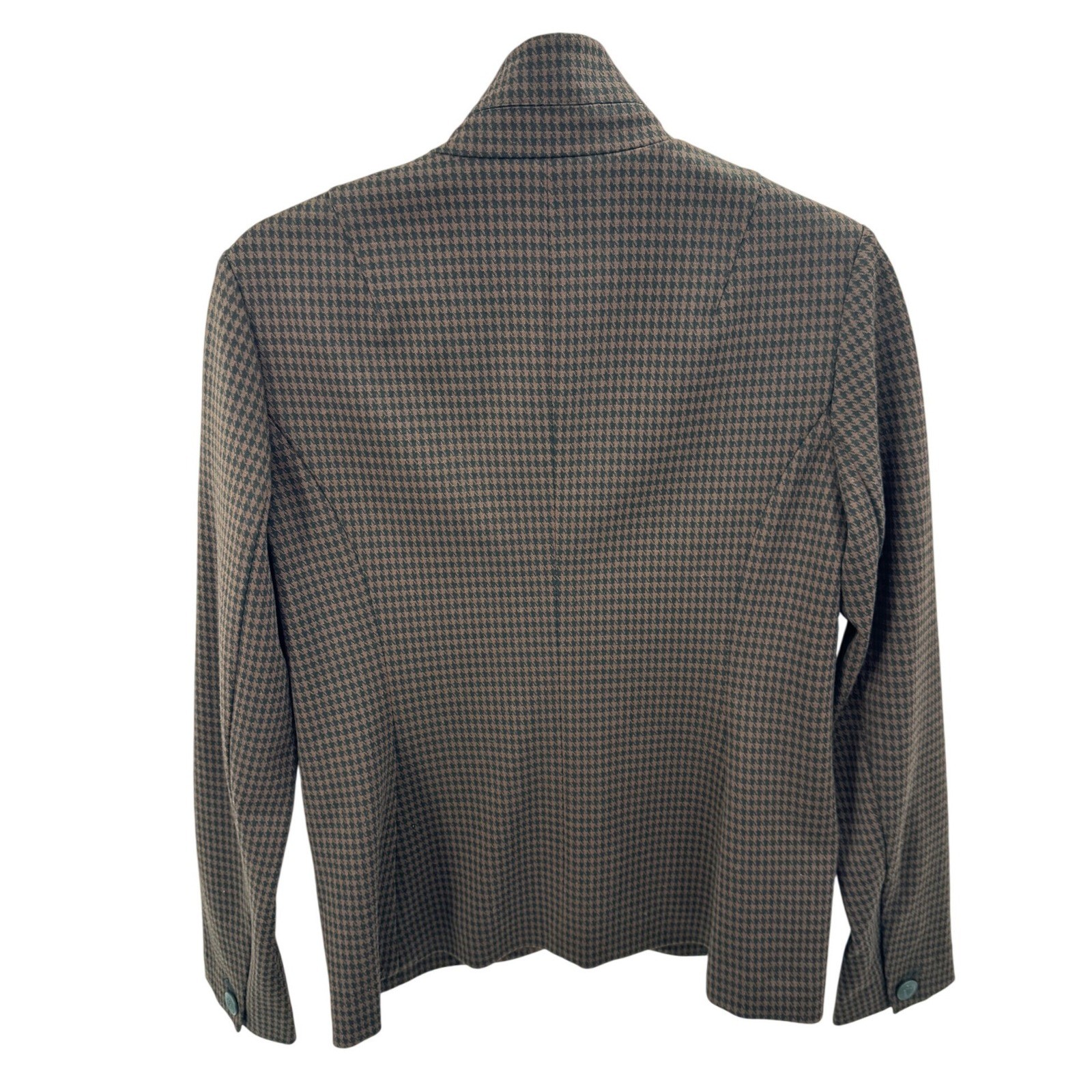 Rag & Bone Blazer Sadie Patterned Brown Multi Size 6 Houndstooth Career Jacket