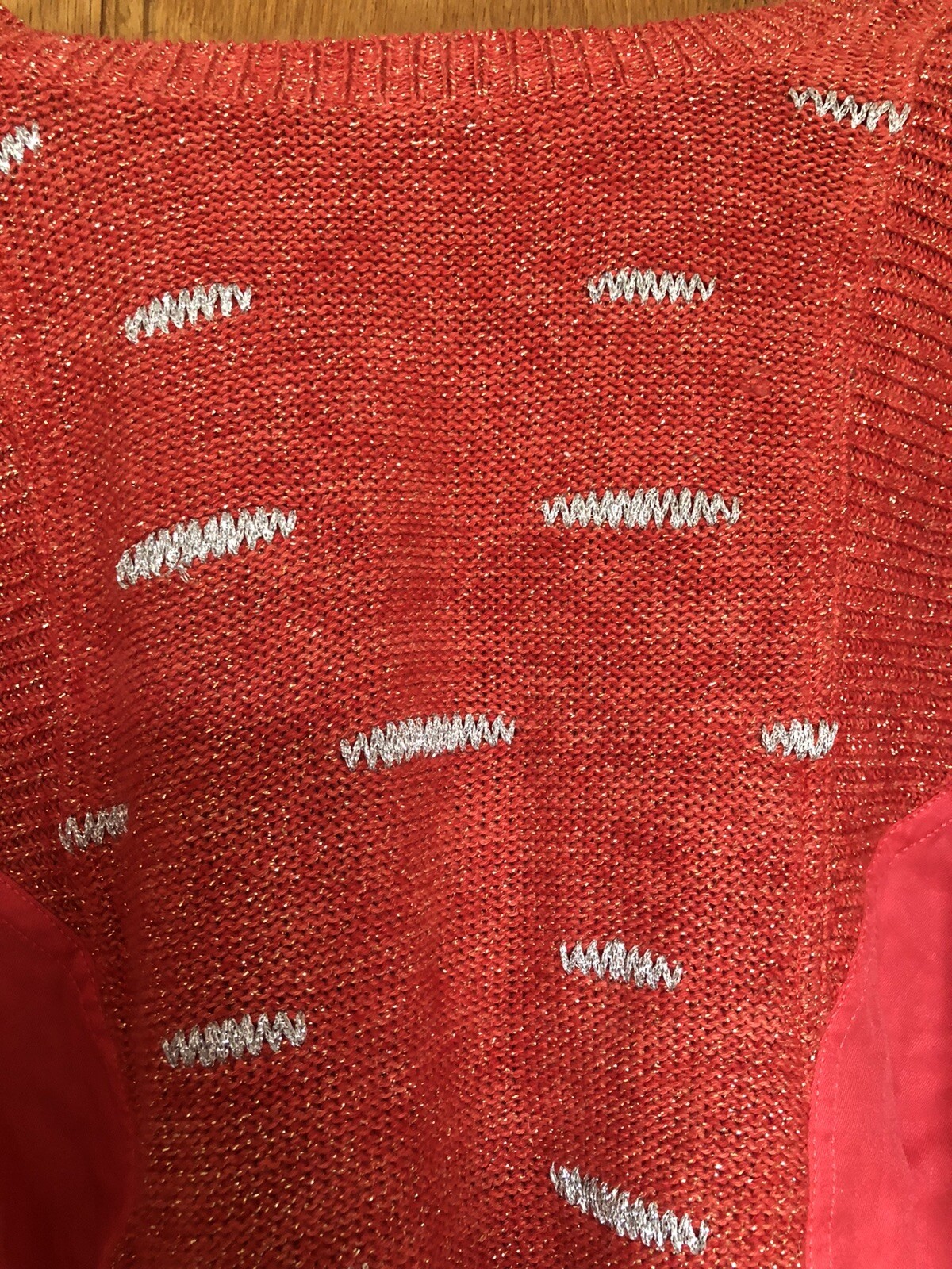 Vintage Giusi Slaviero Italy Coral Sweater SZ 6