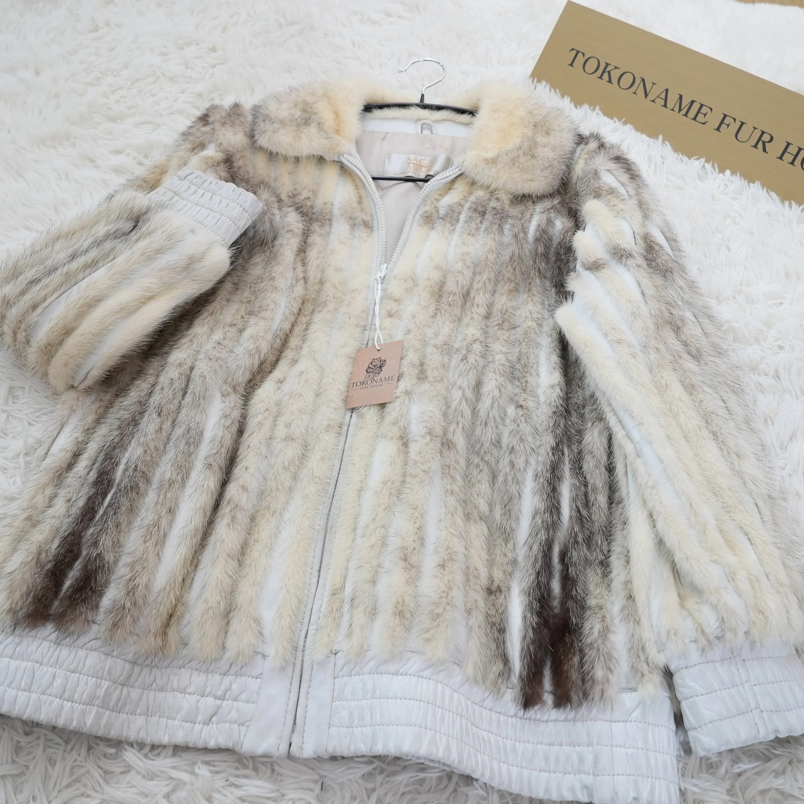 Cross Mink Zip Jacket – SAGA MINK