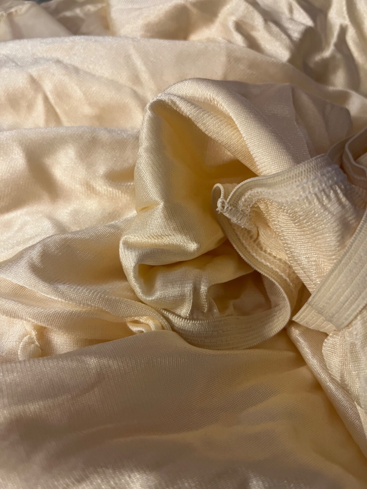 VINTAGE YELLOW NYLON Silky Sissy PETTI PANTY PLUS SIZE 4X