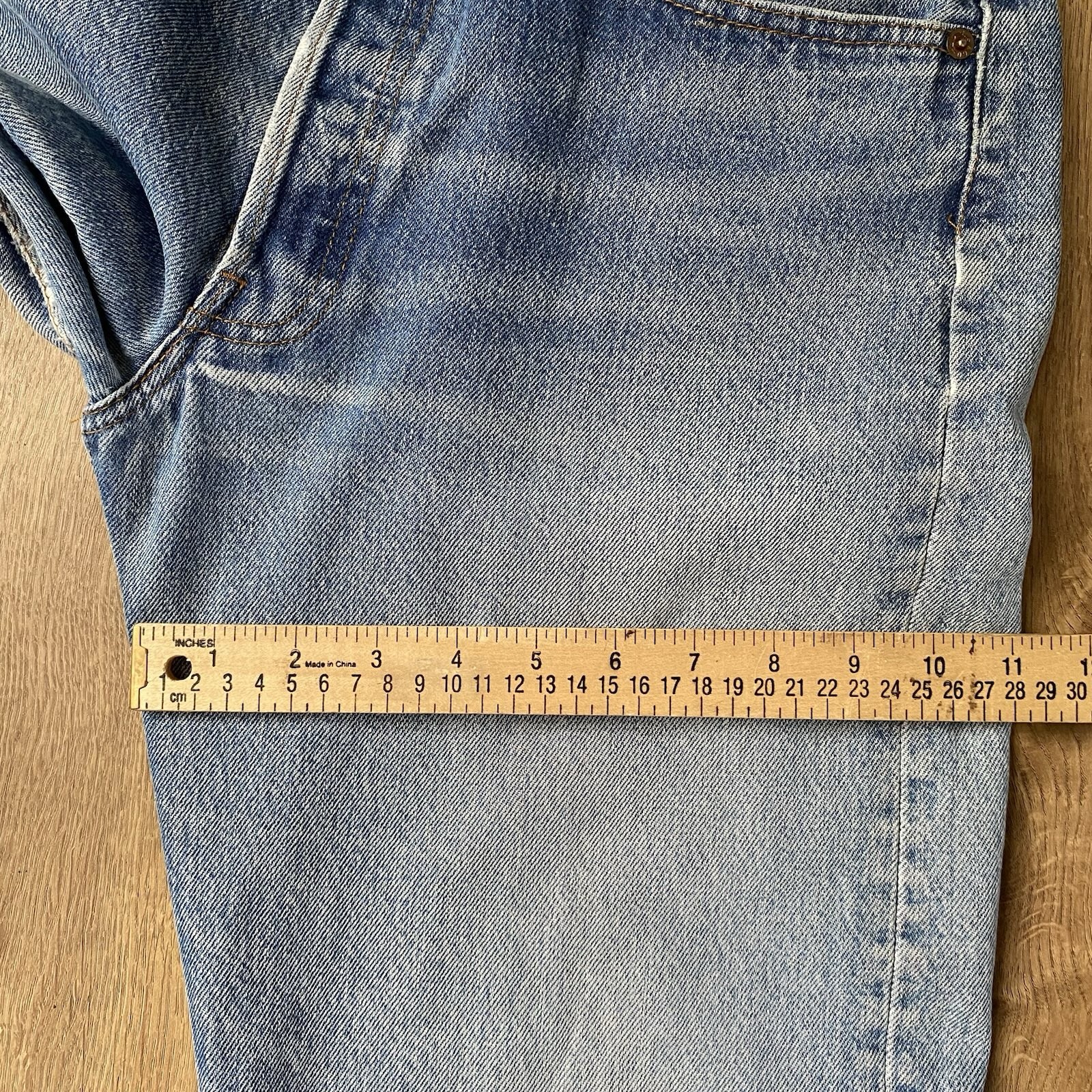 Levis 501 XX Vintage Jeans 80s Blue Faded Denim Straight Made In USA 31 29