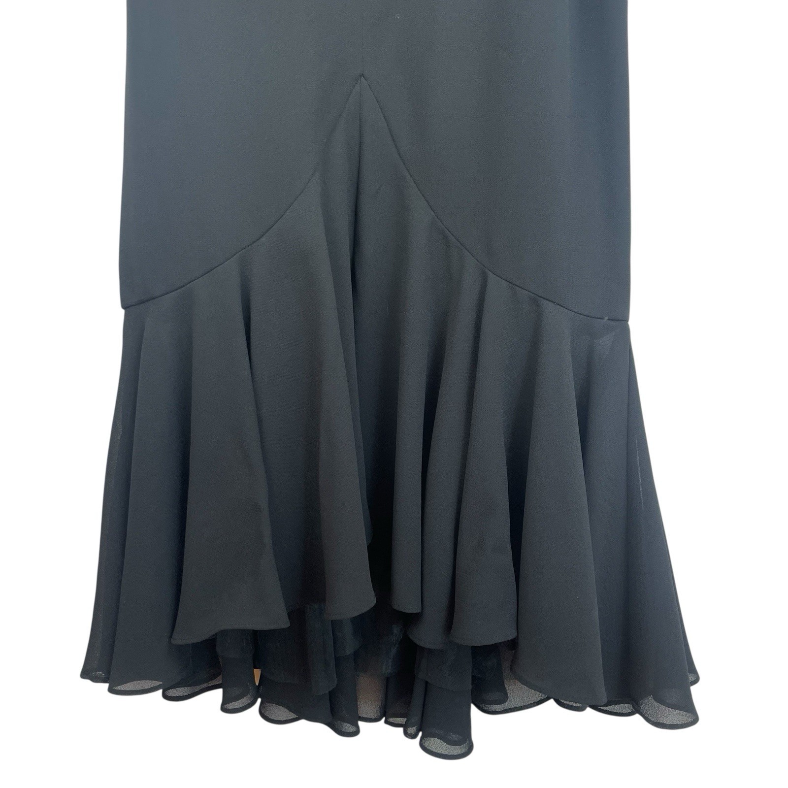 No Tariff – CASADEI Vintage Black Dress, Size S-XS, Glam Beaded Opulent 80s USA