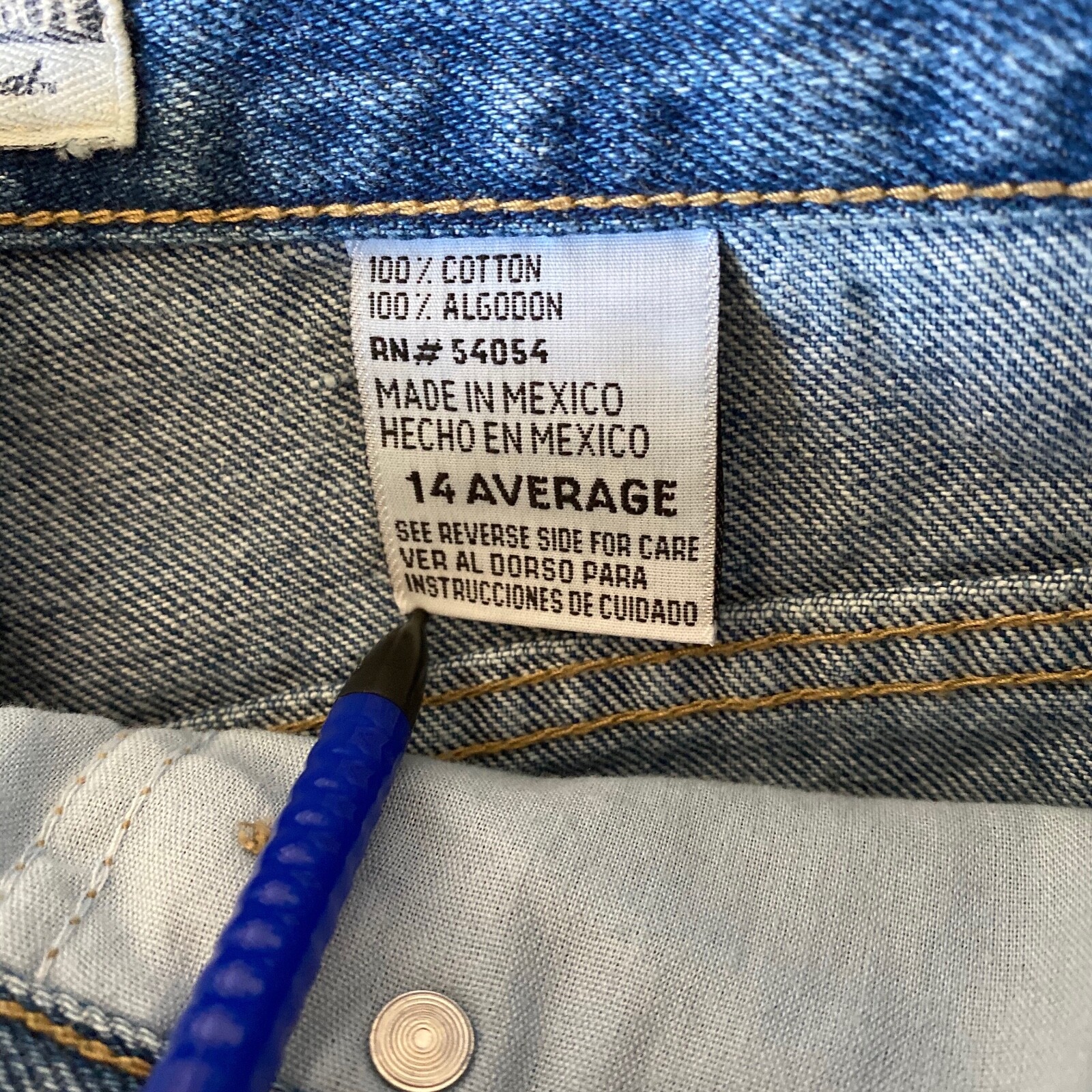 Bugle Boy Vintage Deadstock Mom Denim Jeans High Rise 31 x 30 14R 14″ Rise