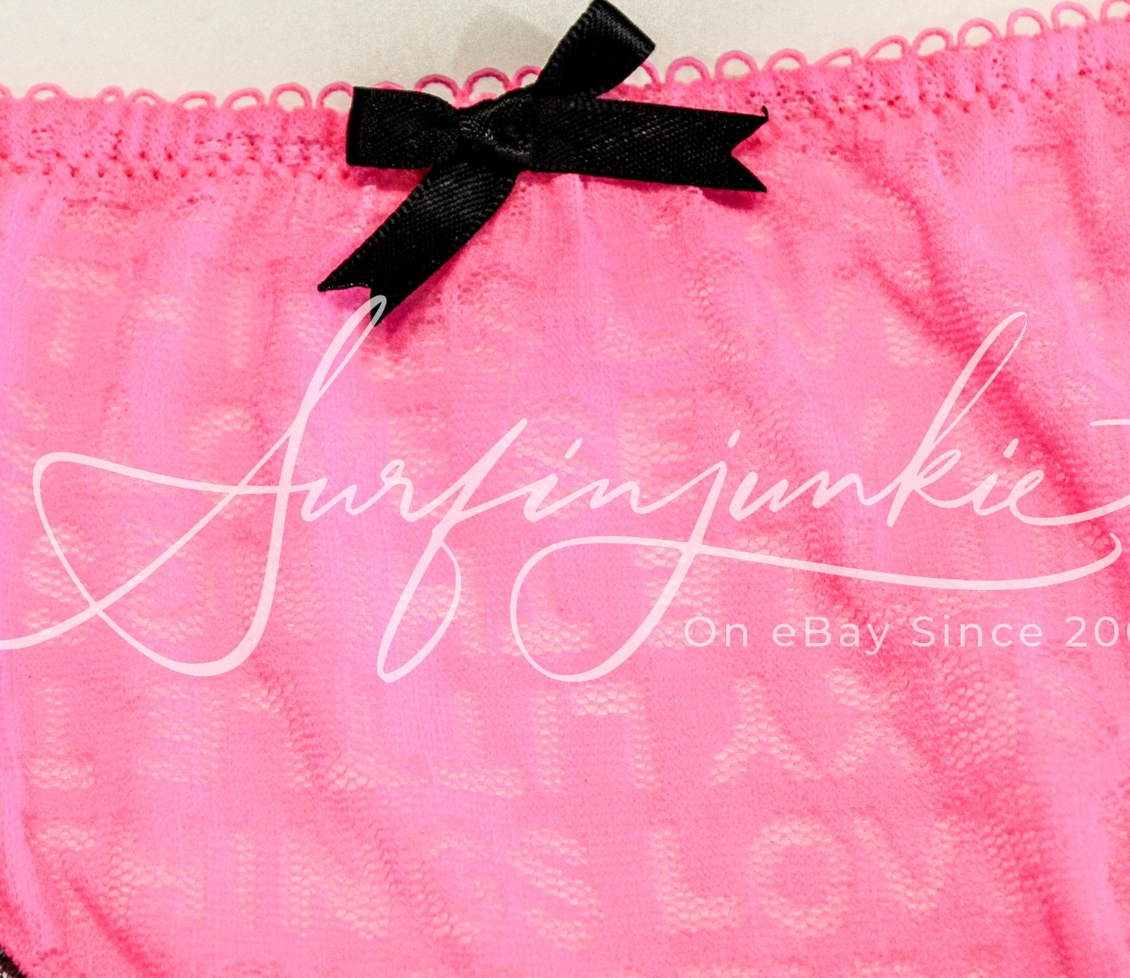 Victoria’s Secret Vintage Panties Panty Small Sexy Little Thing Pink Neon Bikini