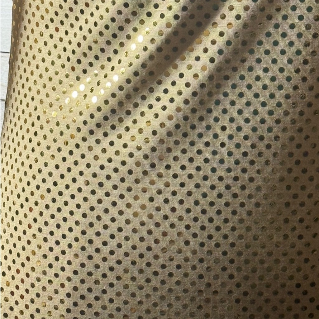 Express, Gold Foiled Dot Vintage Dress. Size Small. Great Condition. Holiday