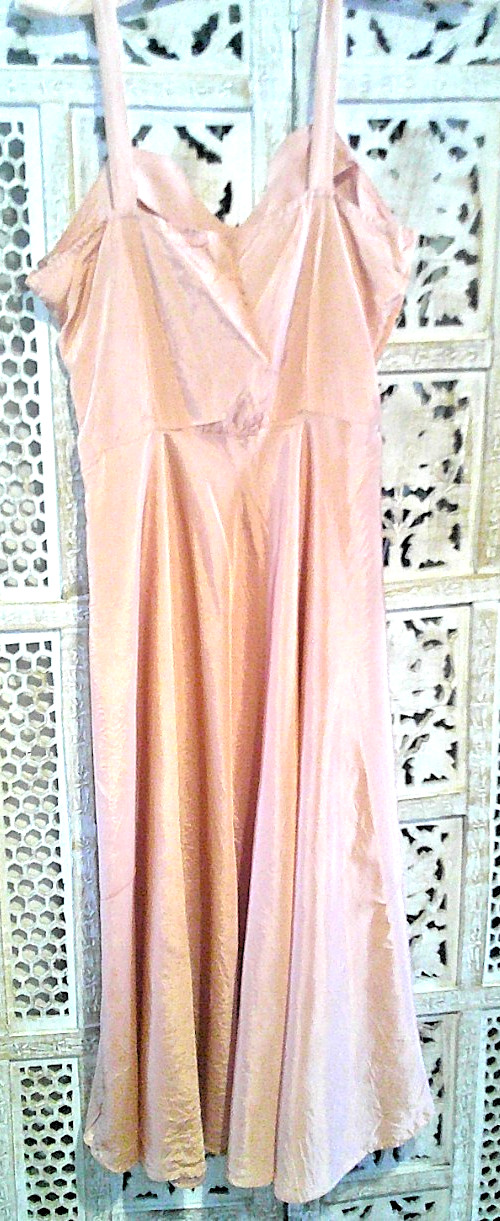 Vintage MCM 60s S Pink Crepe Dress Cocktail Party Sleeveless Metal Side Zipper