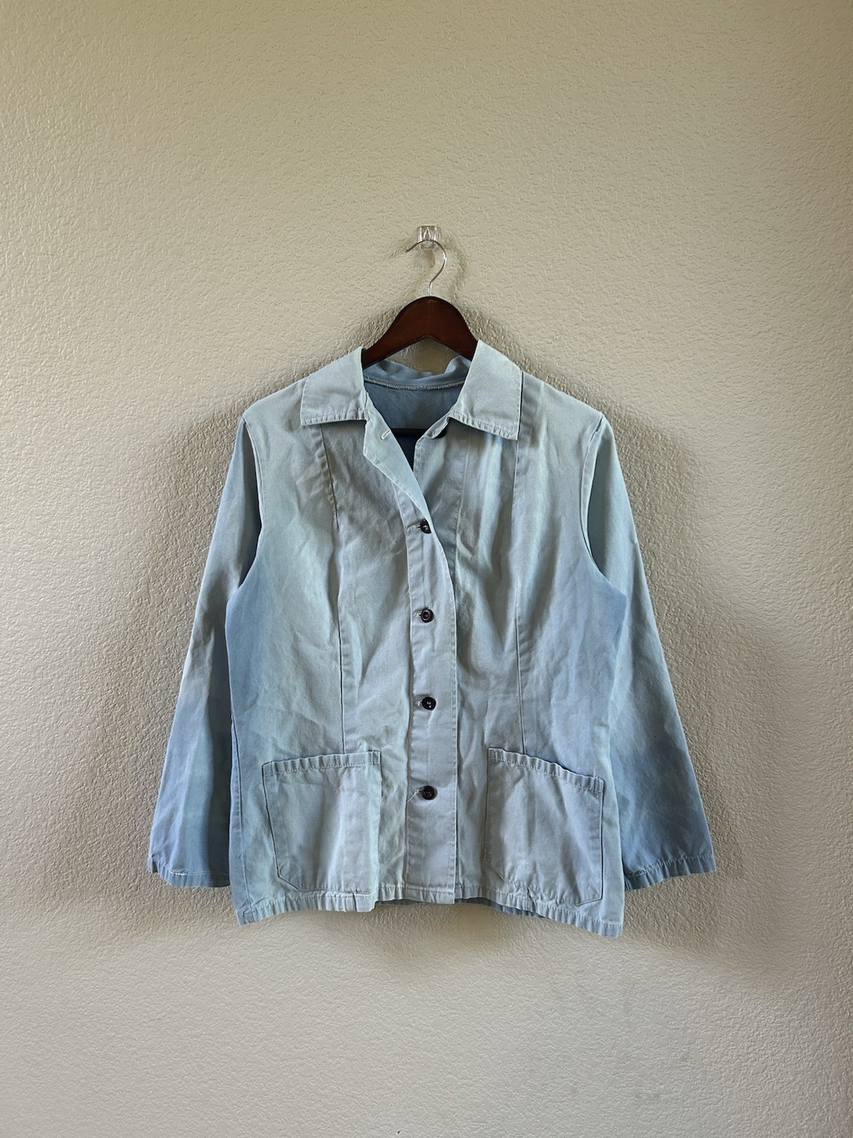Vintage 70s Woman’s Pleated French Chore Jacket