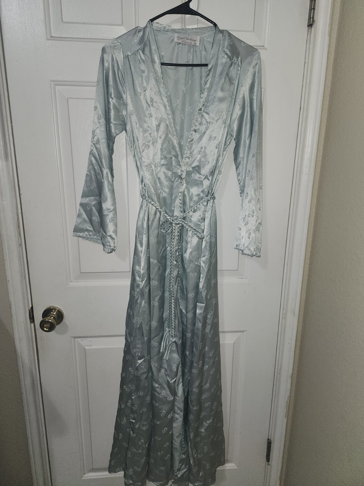 Ralph Montenero Blanche Vintage Light Blue Robe Size S