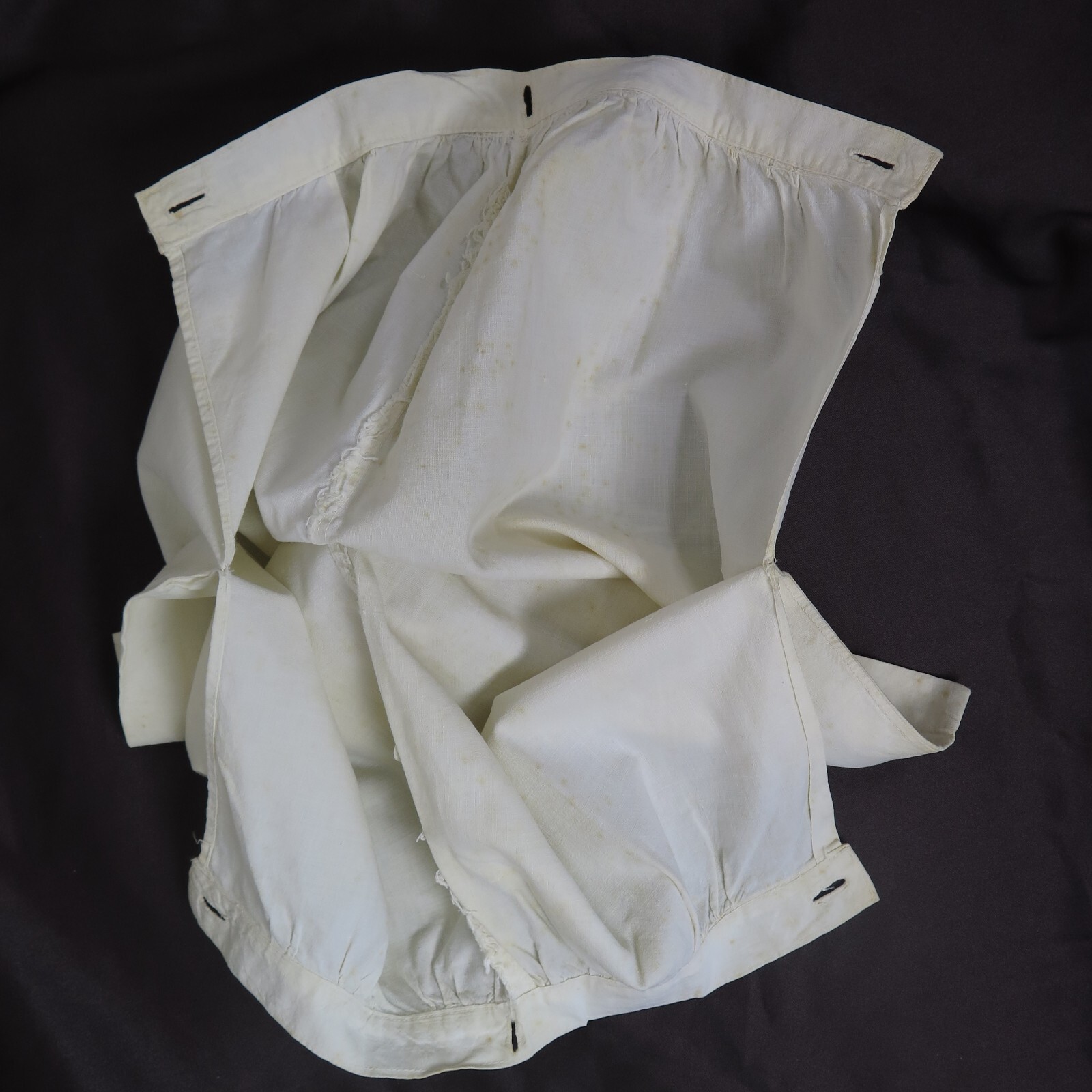 Handmade Undergarment Antique Women’s Cotton 6 Buttonholes Pantaloon